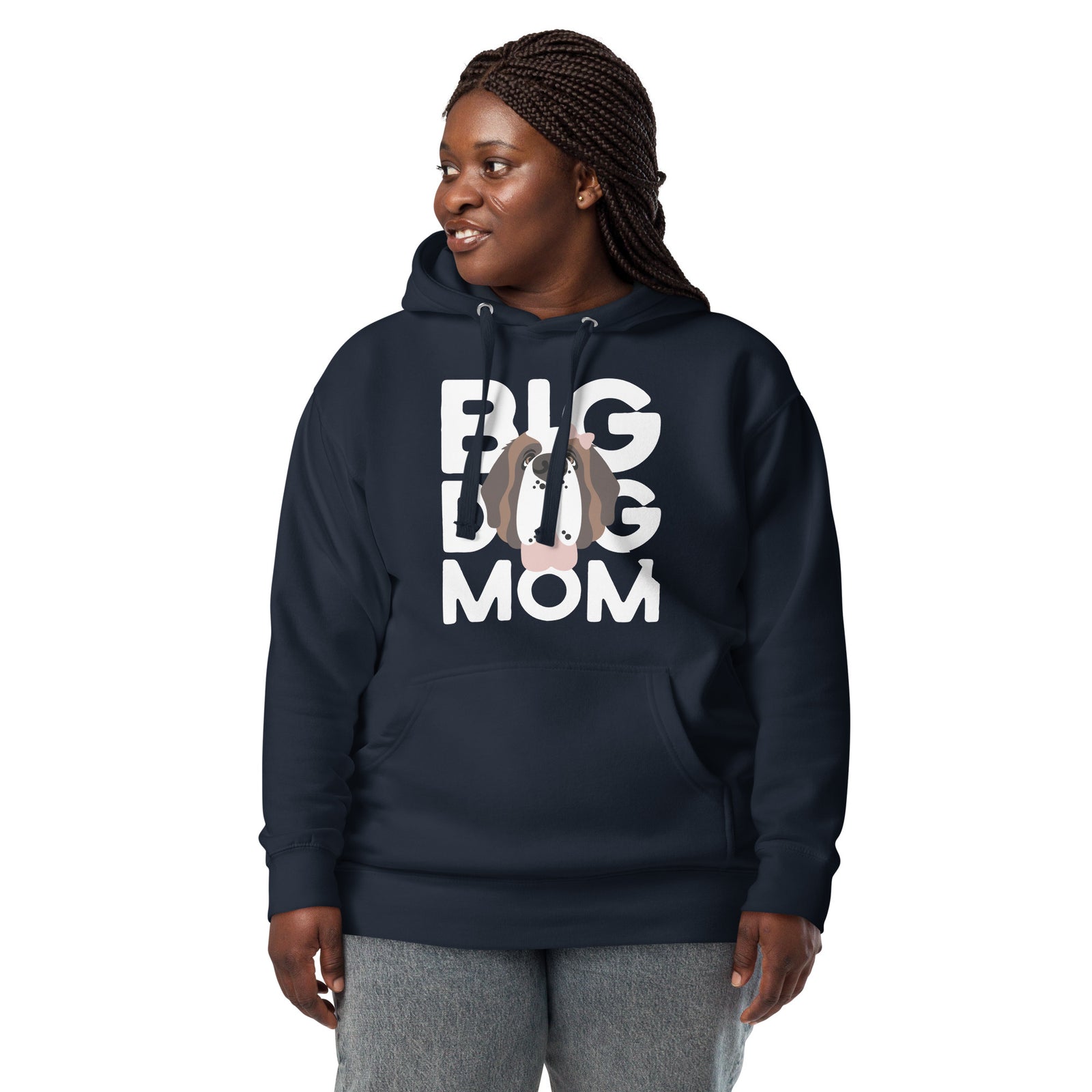Female Big Dog Mom Saint Bernard Hoodie