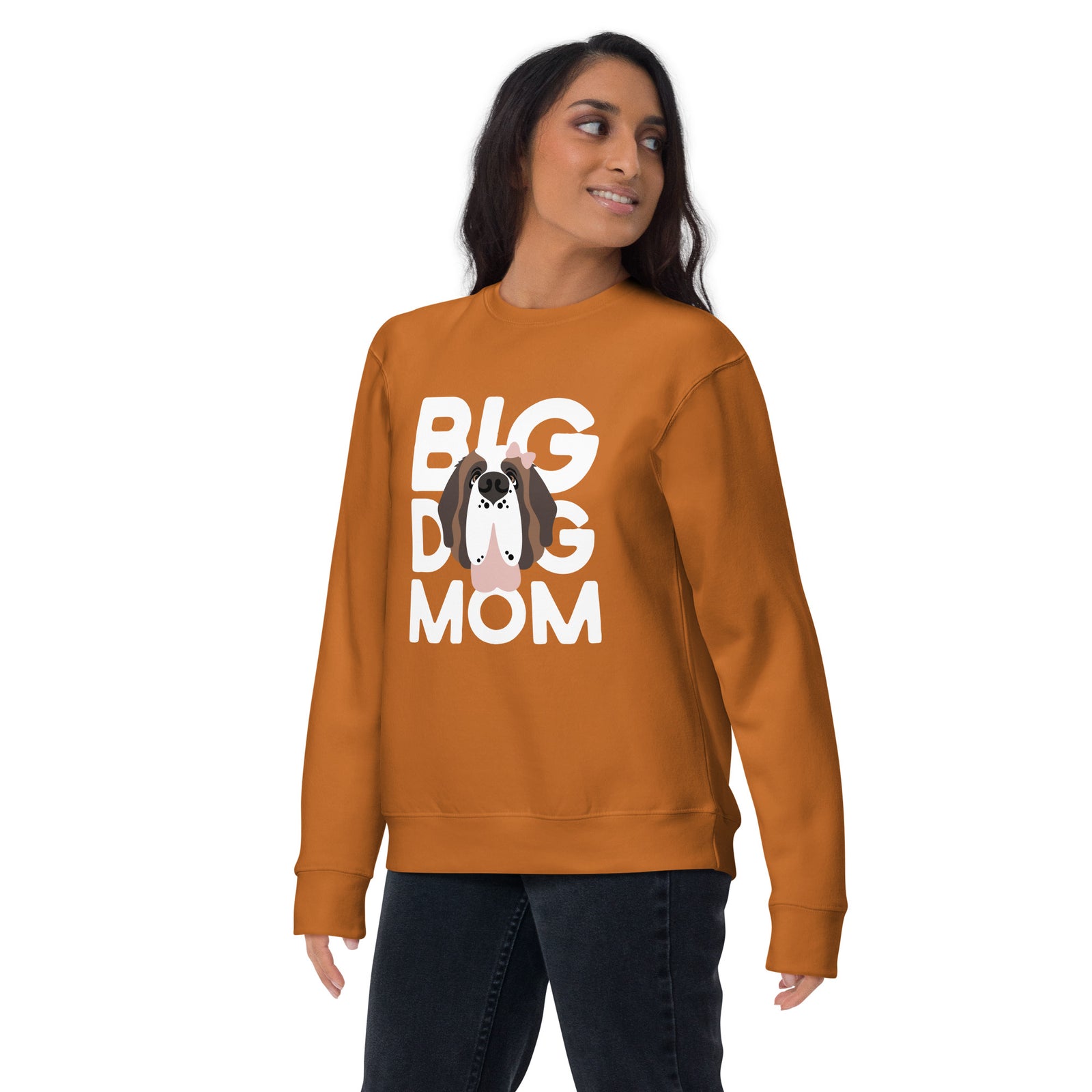 Female Big Dog Mom Saint Bernard Sweatshirt