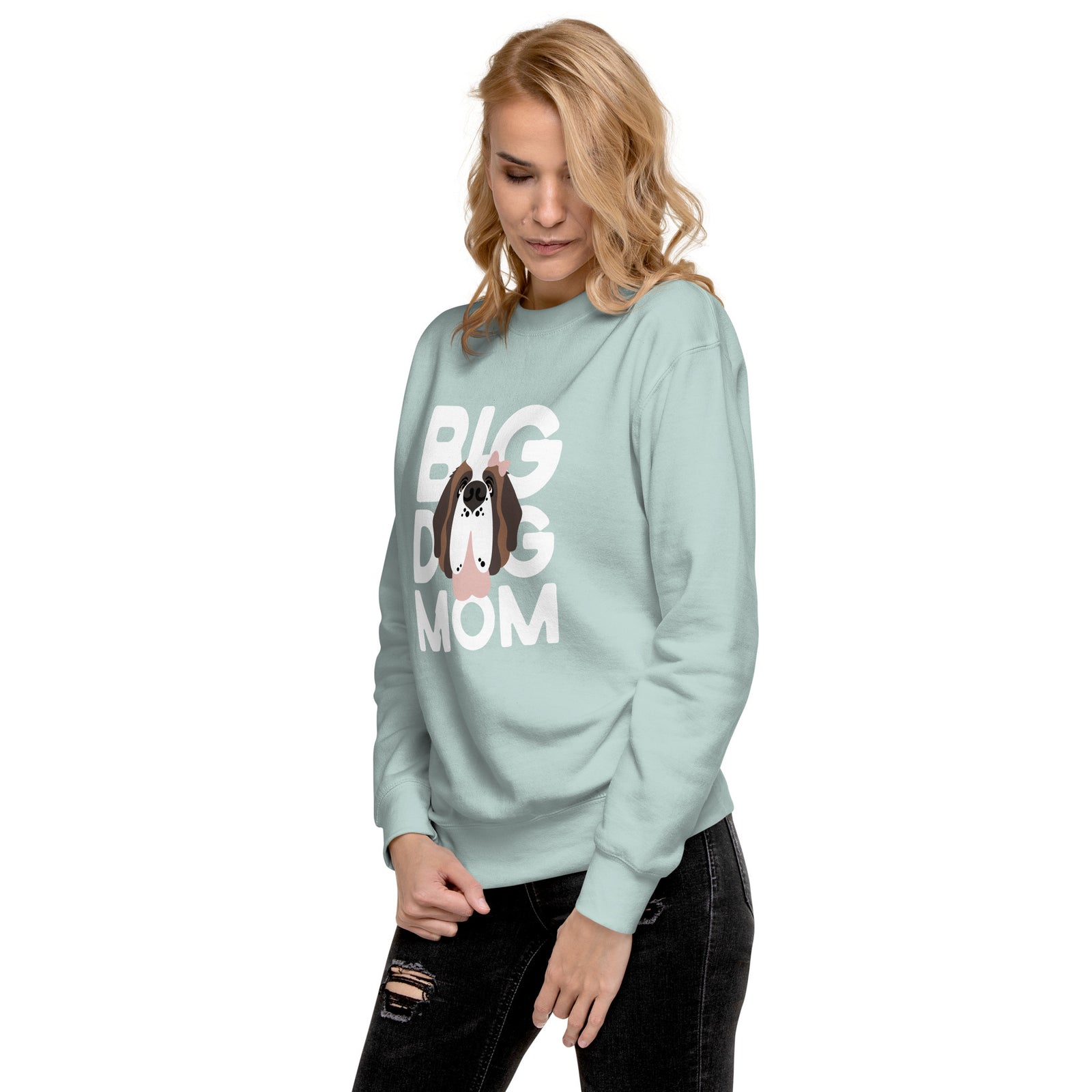 Female Big Dog Mom Saint Bernard Sweatshirt