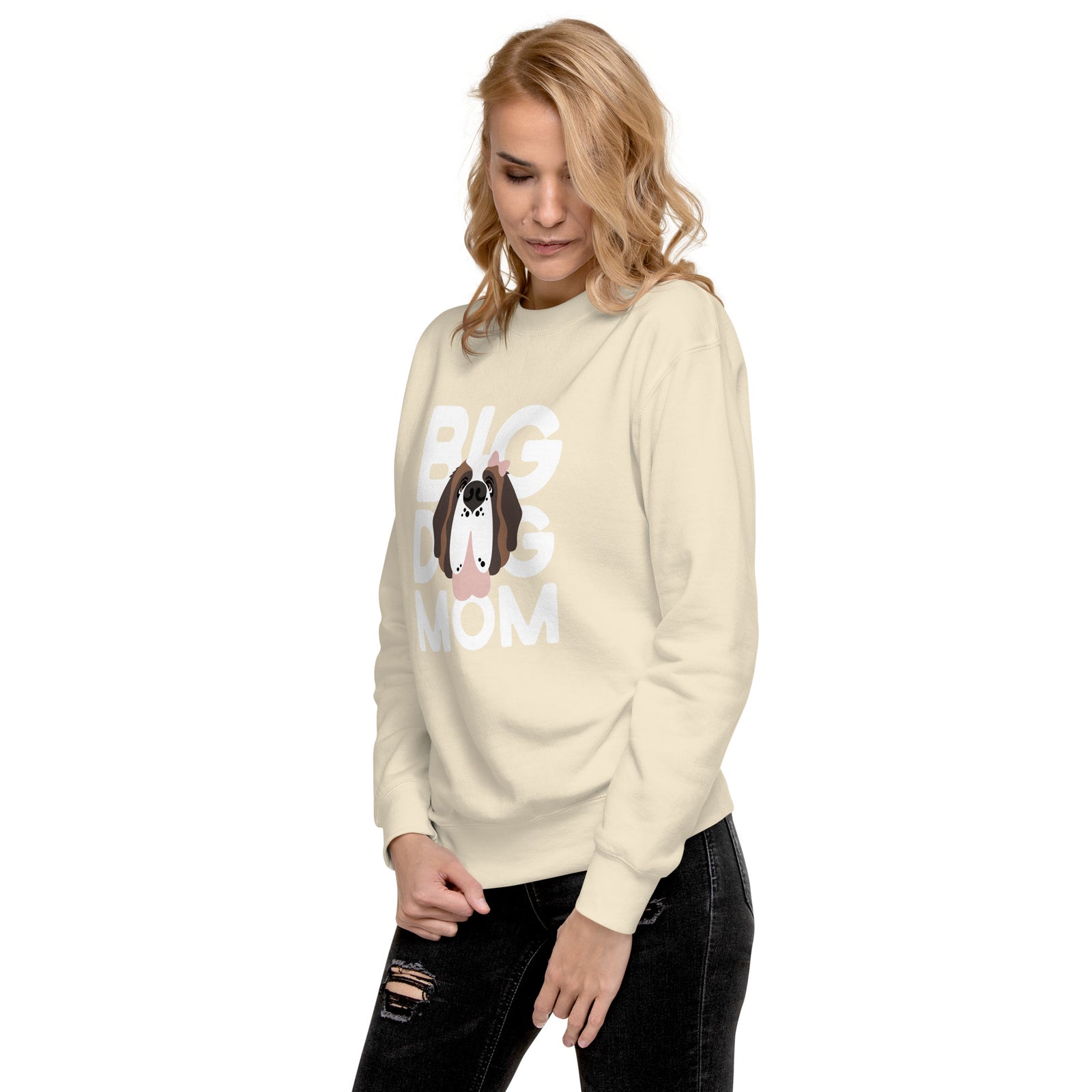 Female Big Dog Mom Saint Bernard Sweatshirt