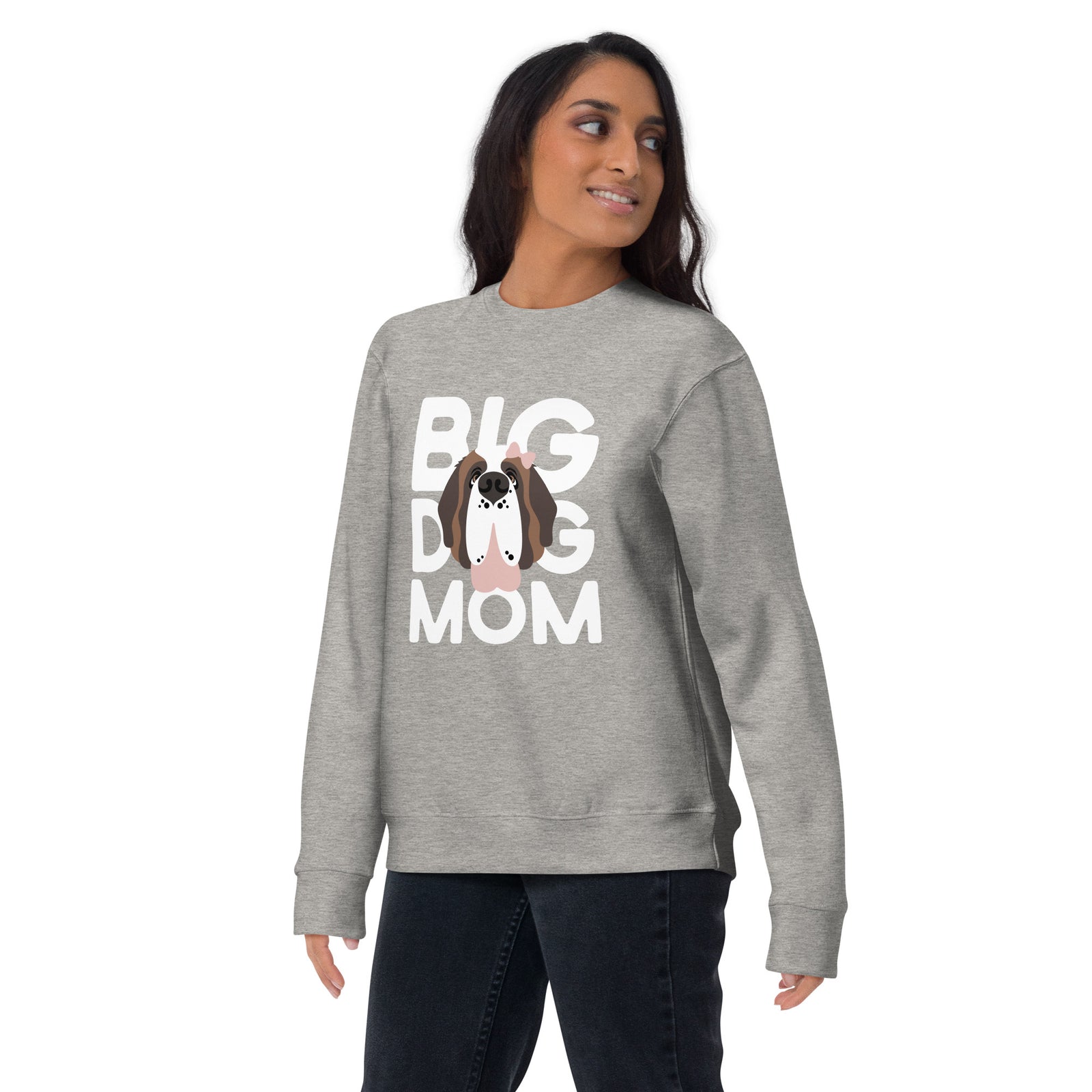 Female Big Dog Mom Saint Bernard Sweatshirt