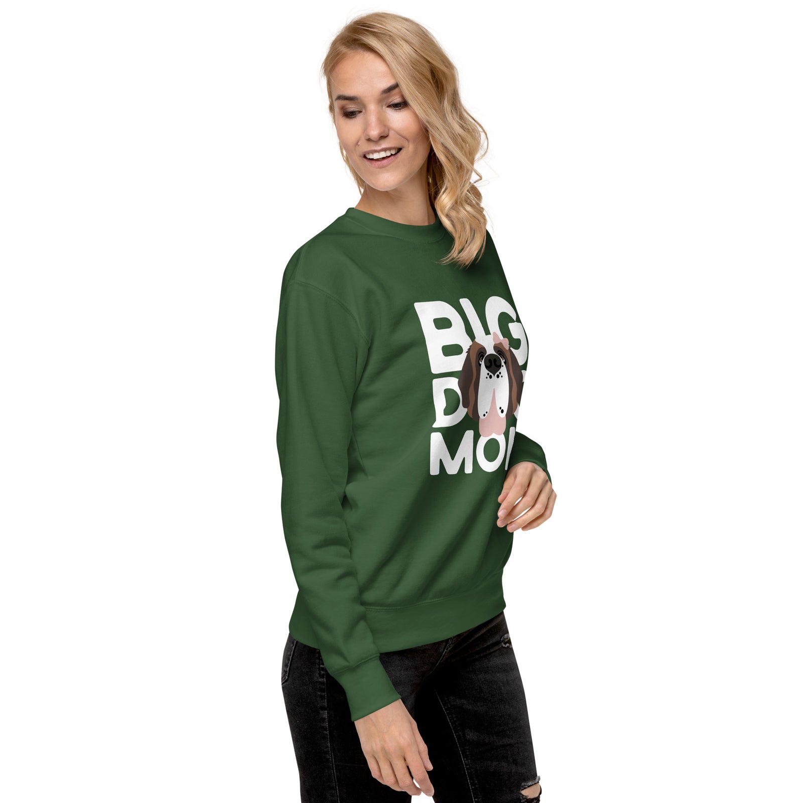 Female Big Dog Mom Saint Bernard Sweatshirt