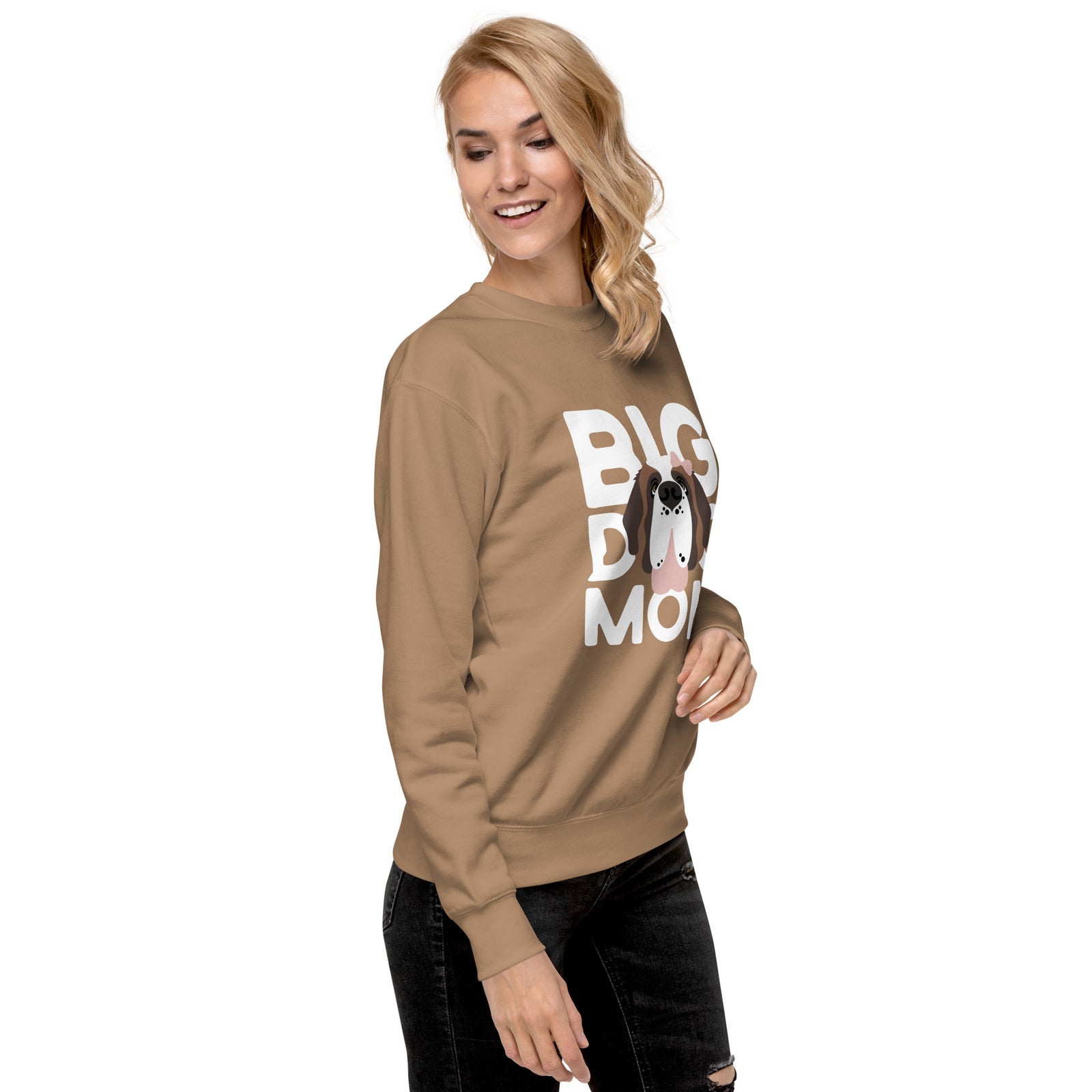 Female Big Dog Mom Saint Bernard Sweatshirt