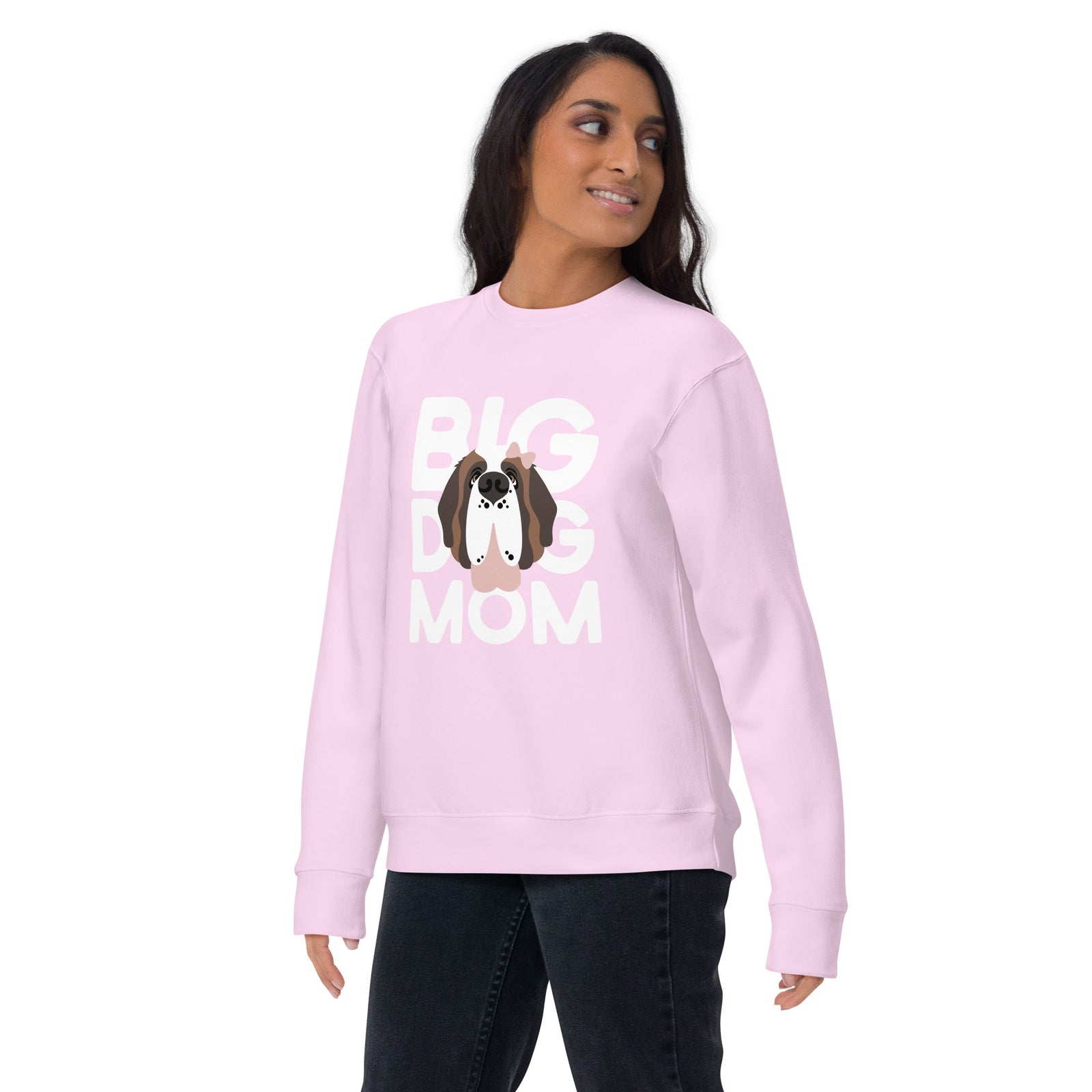 Female Big Dog Mom Saint Bernard Sweatshirt