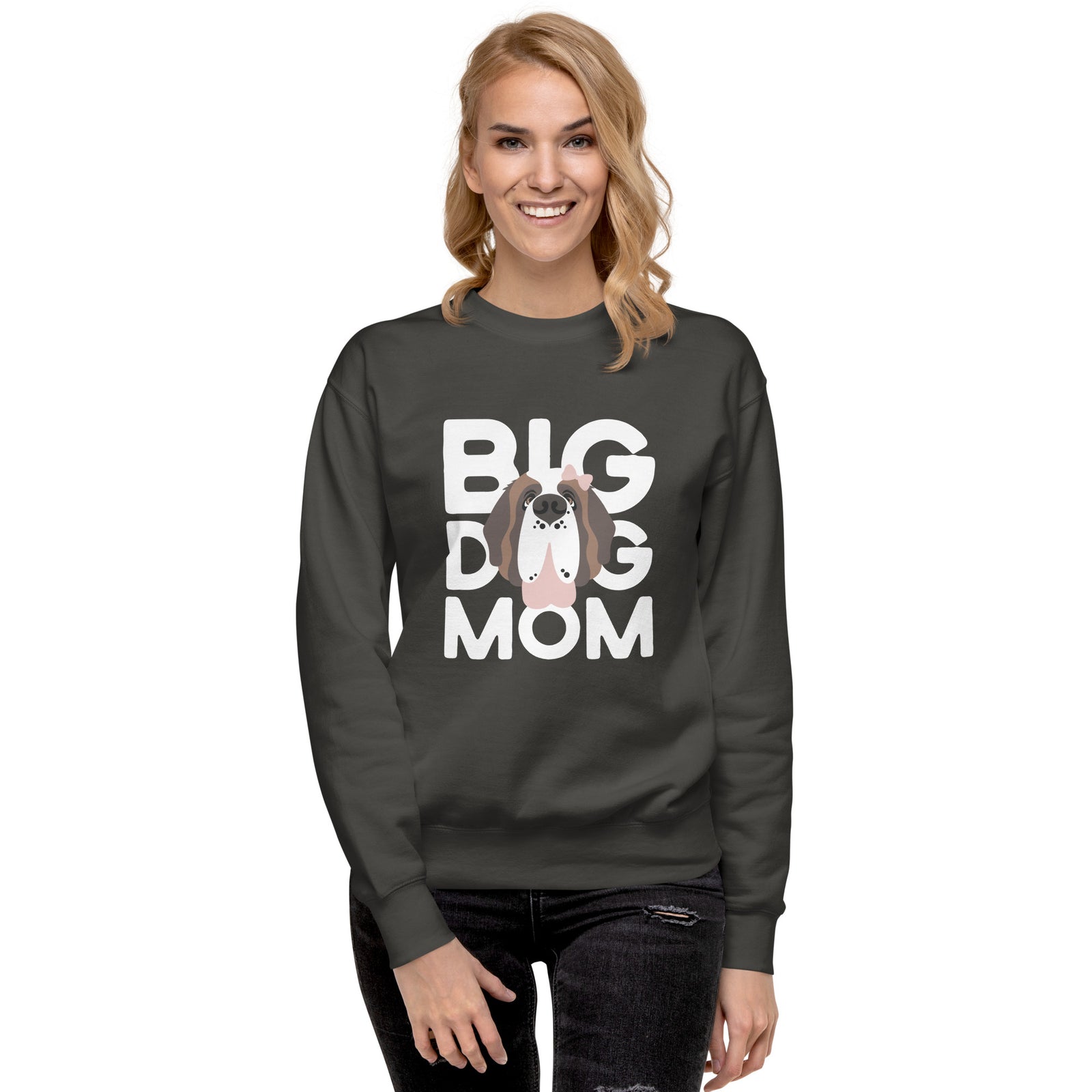 Female Big Dog Mom Saint Bernard Sweatshirt