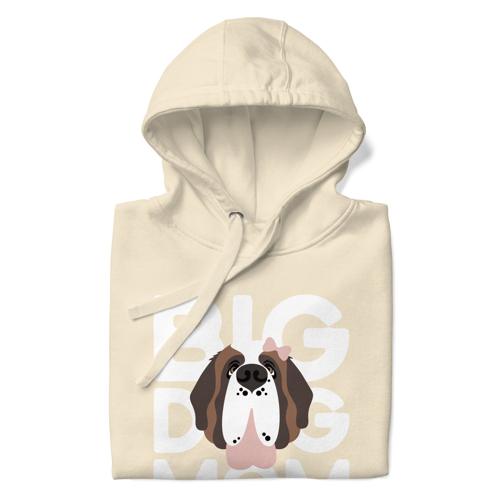 Female Big Dog Mom Saint Bernard Hoodie - Lucy + Norman