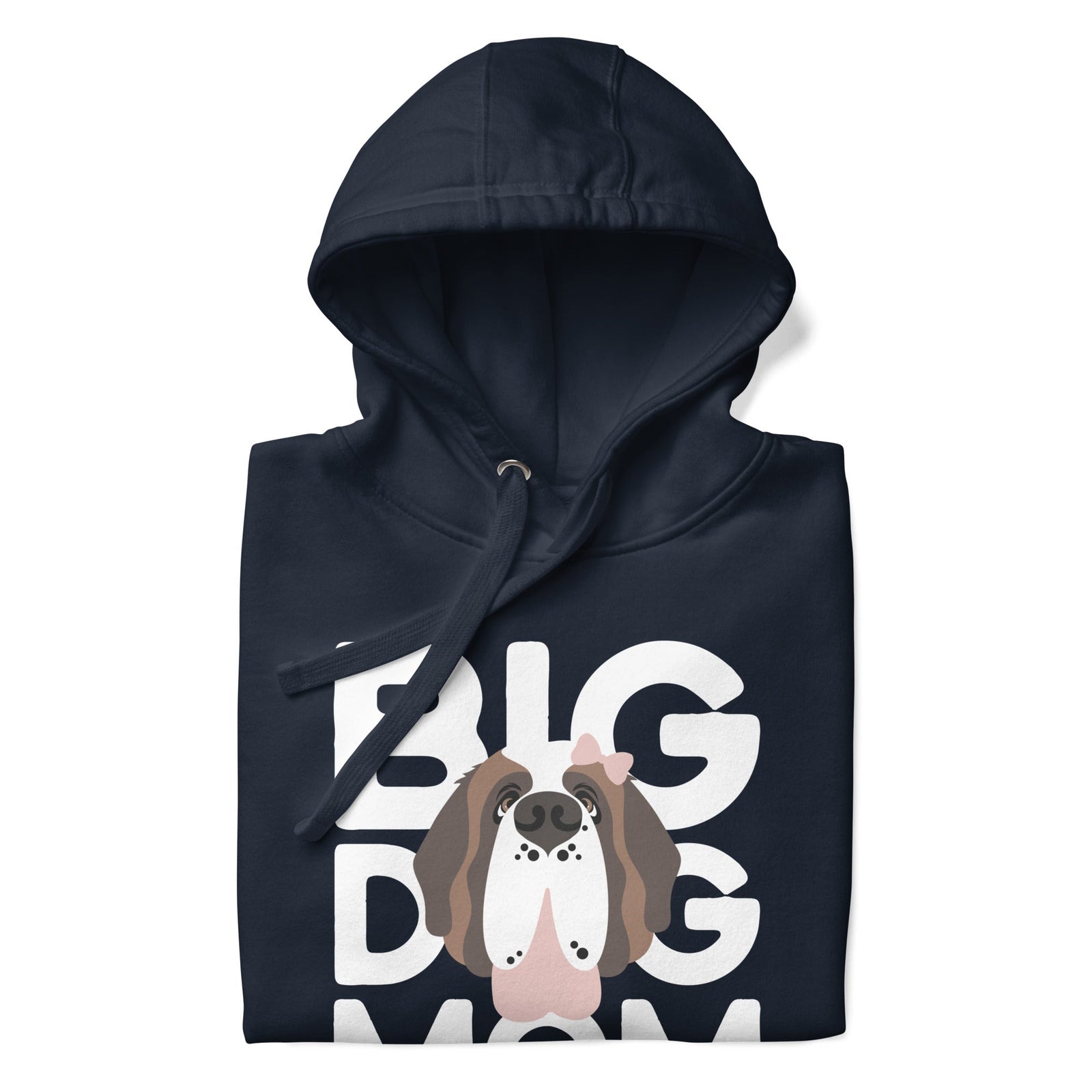 Female Big Dog Mom Saint Bernard Hoodie - Lucy + Norman