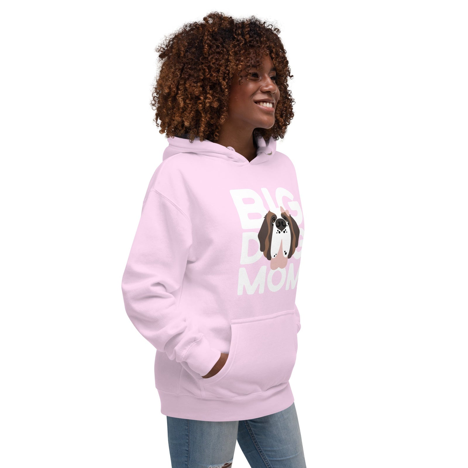 Female Big Dog Mom Saint Bernard Hoodie - Lucy + Norman