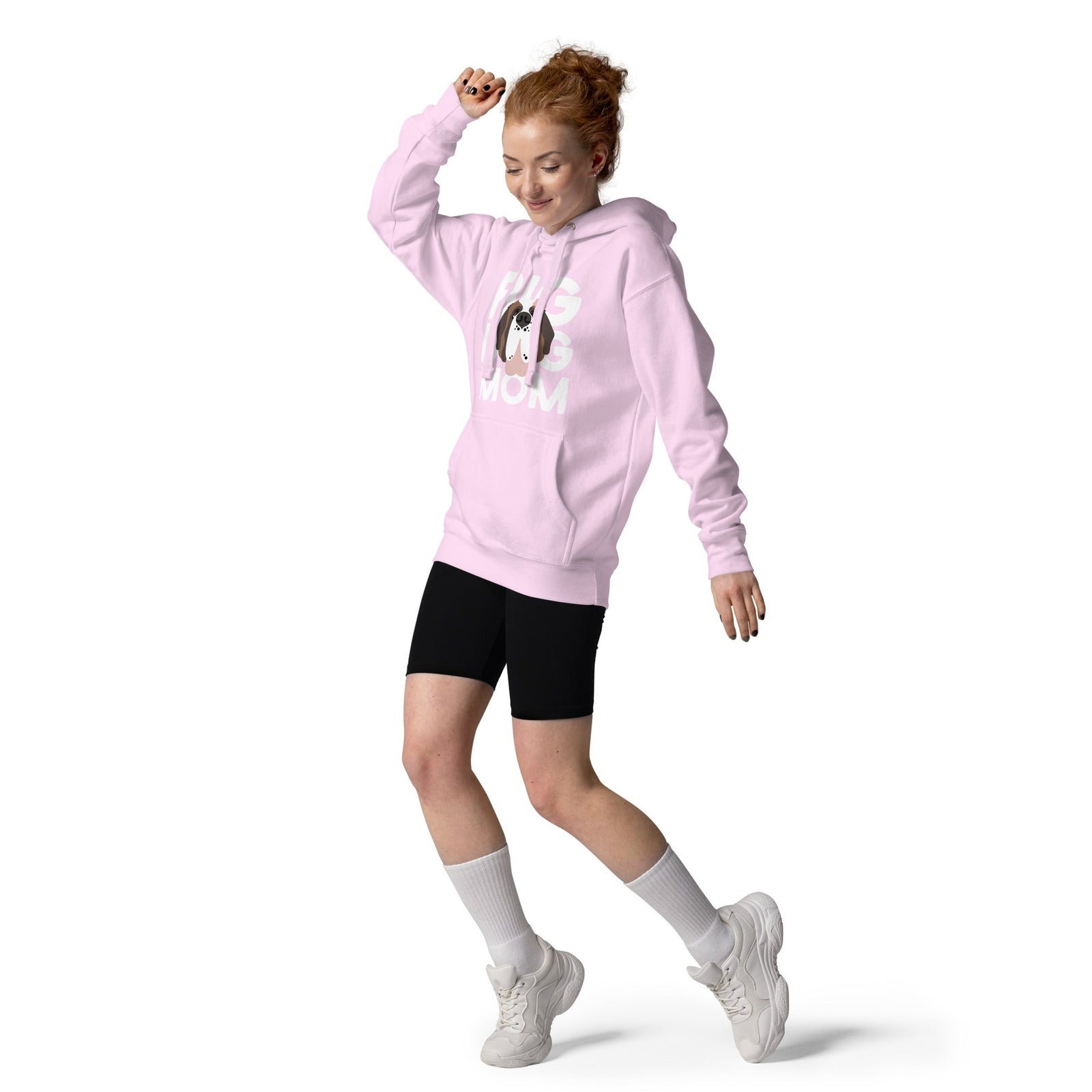 Female Big Dog Mom Saint Bernard Hoodie - Lucy + Norman