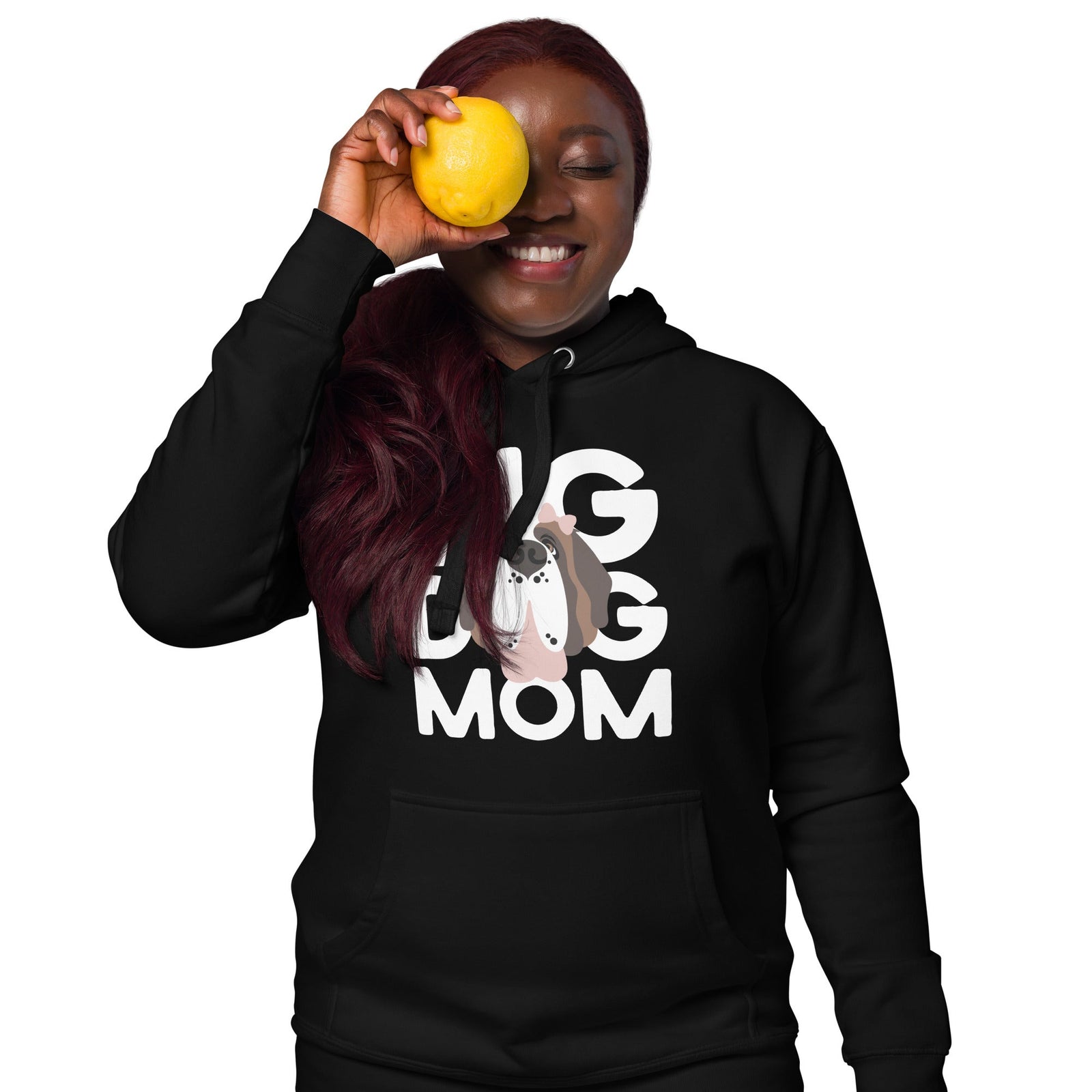 Female Big Dog Mom Saint Bernard Hoodie - Lucy + Norman