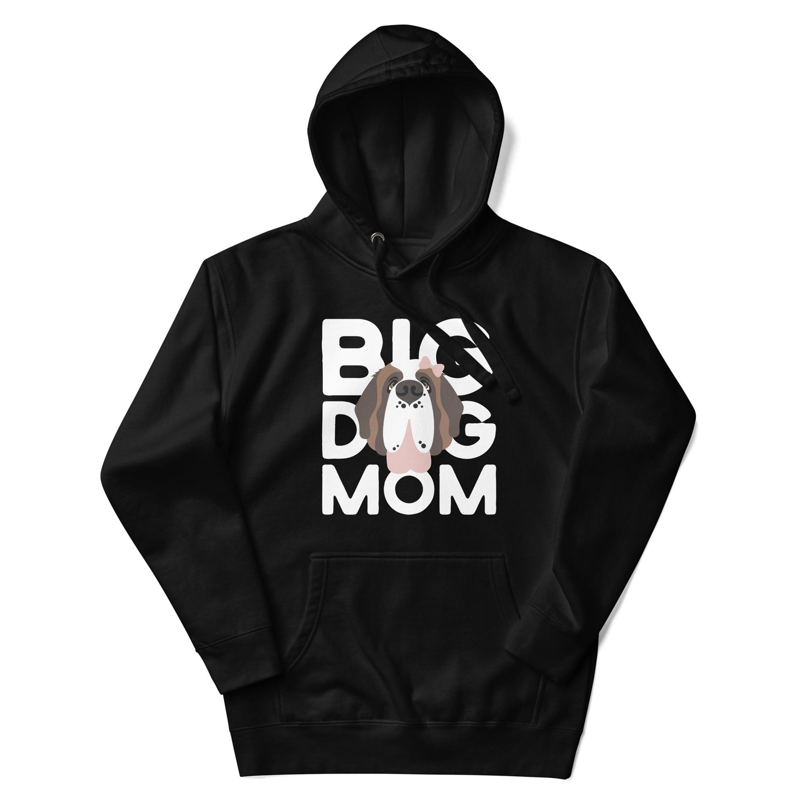 Female Big Dog Mom Saint Bernard Hoodie - Lucy + Norman