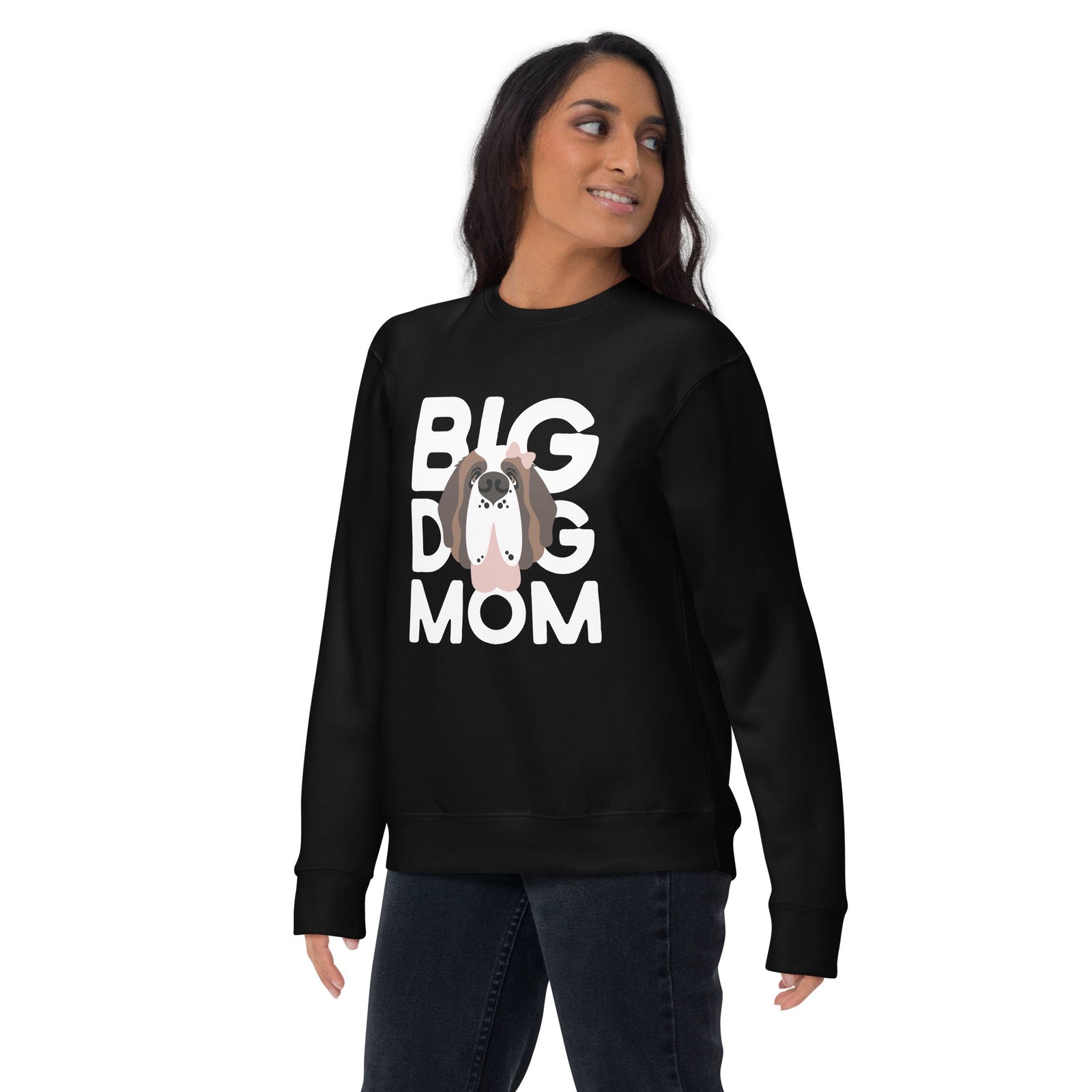 Female Big Dog Mom Saint Bernard Sweatshirt - Lucy + Norman