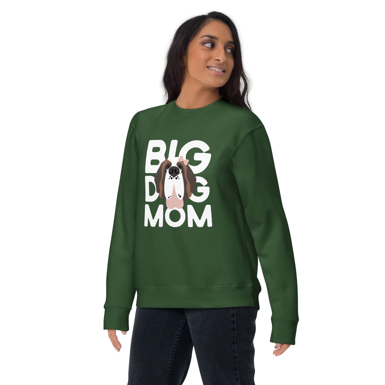 Female Big Dog Mom Saint Bernard Sweatshirt - Lucy + Norman
