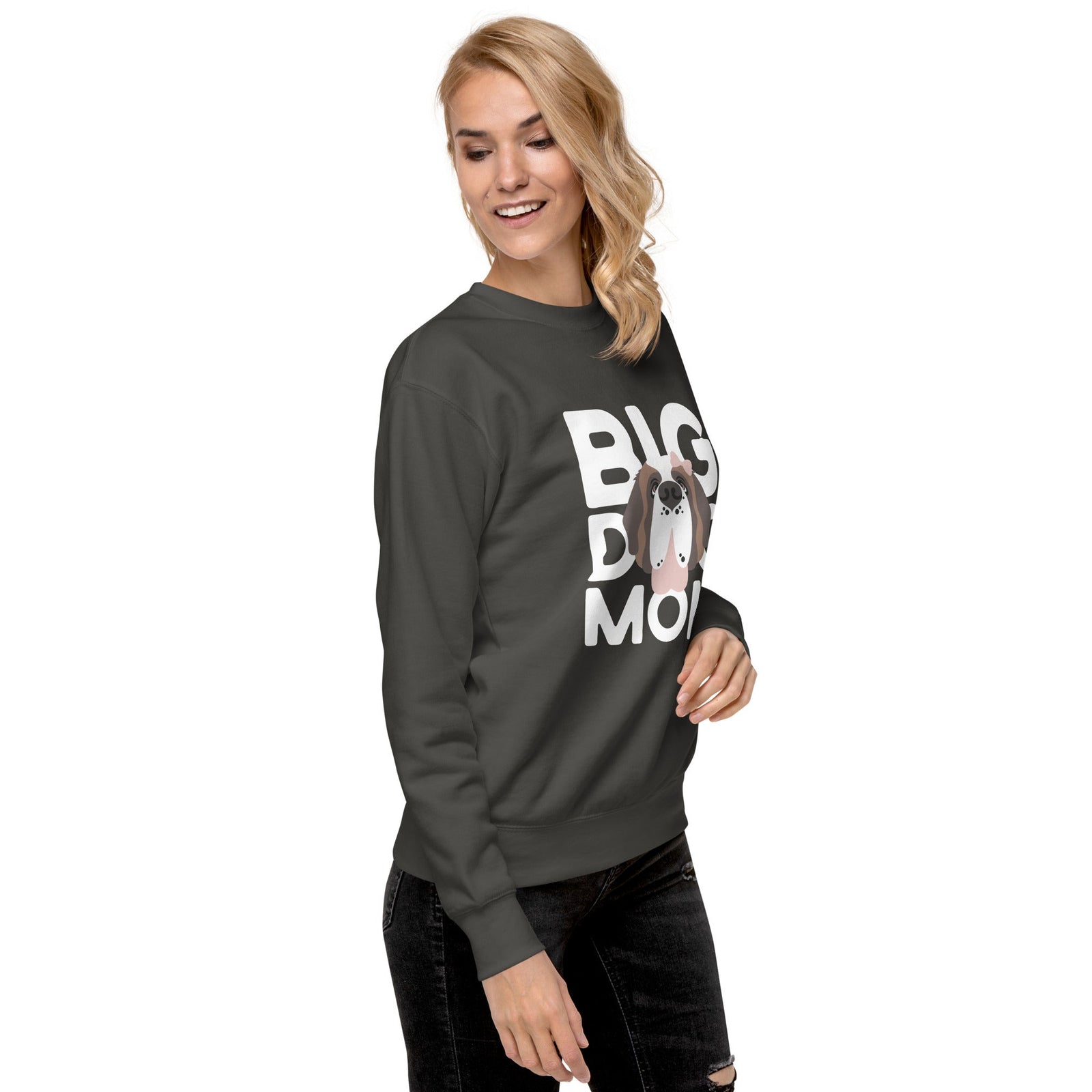Female Big Dog Mom Saint Bernard Sweatshirt - Lucy + Norman