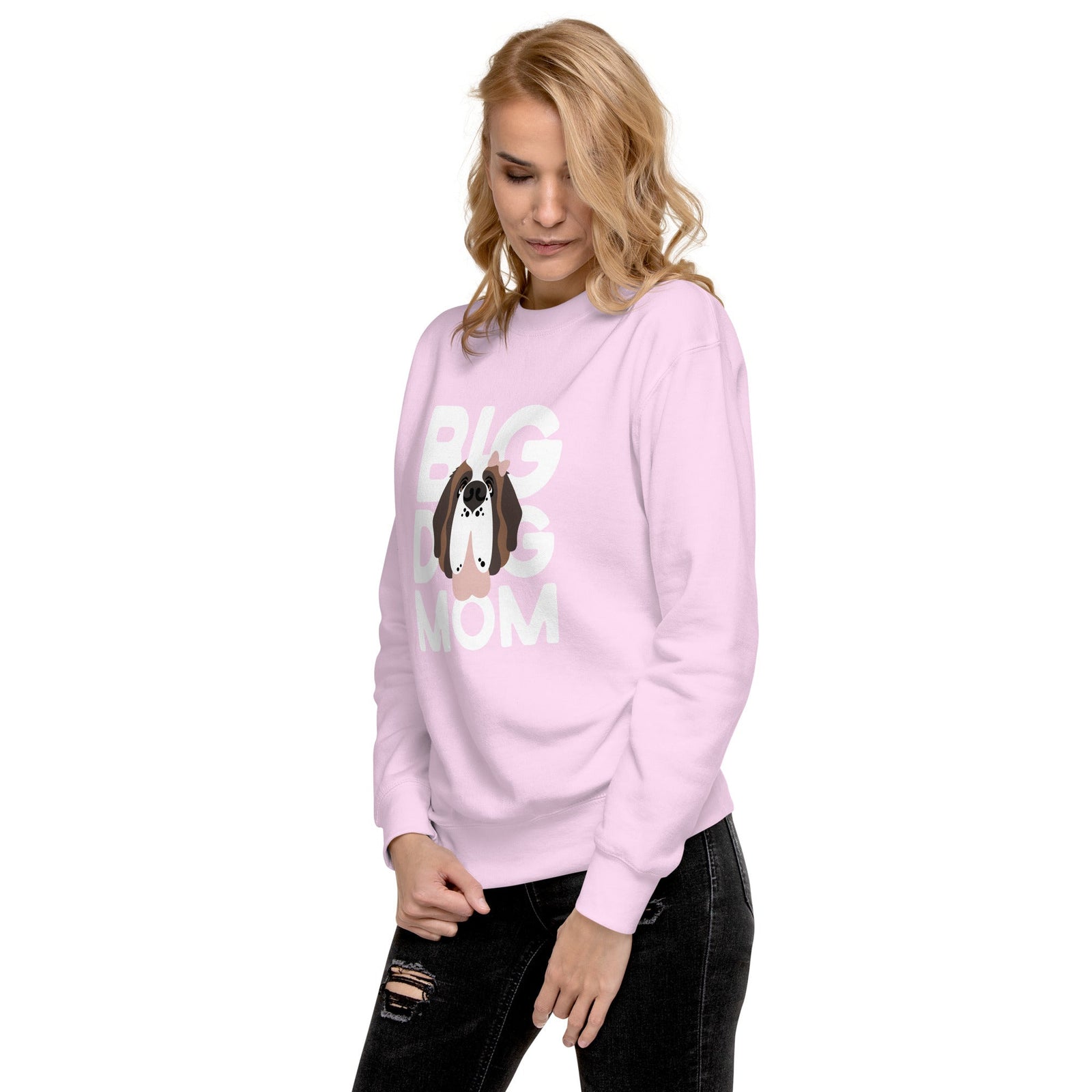Female Big Dog Mom Saint Bernard Sweatshirt - Lucy + Norman