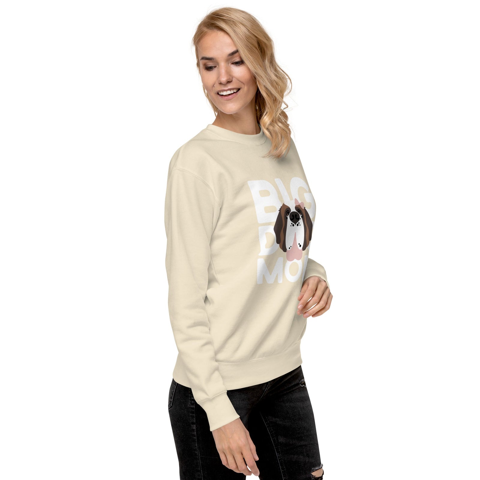 Female Big Dog Mom Saint Bernard Sweatshirt - Lucy + Norman
