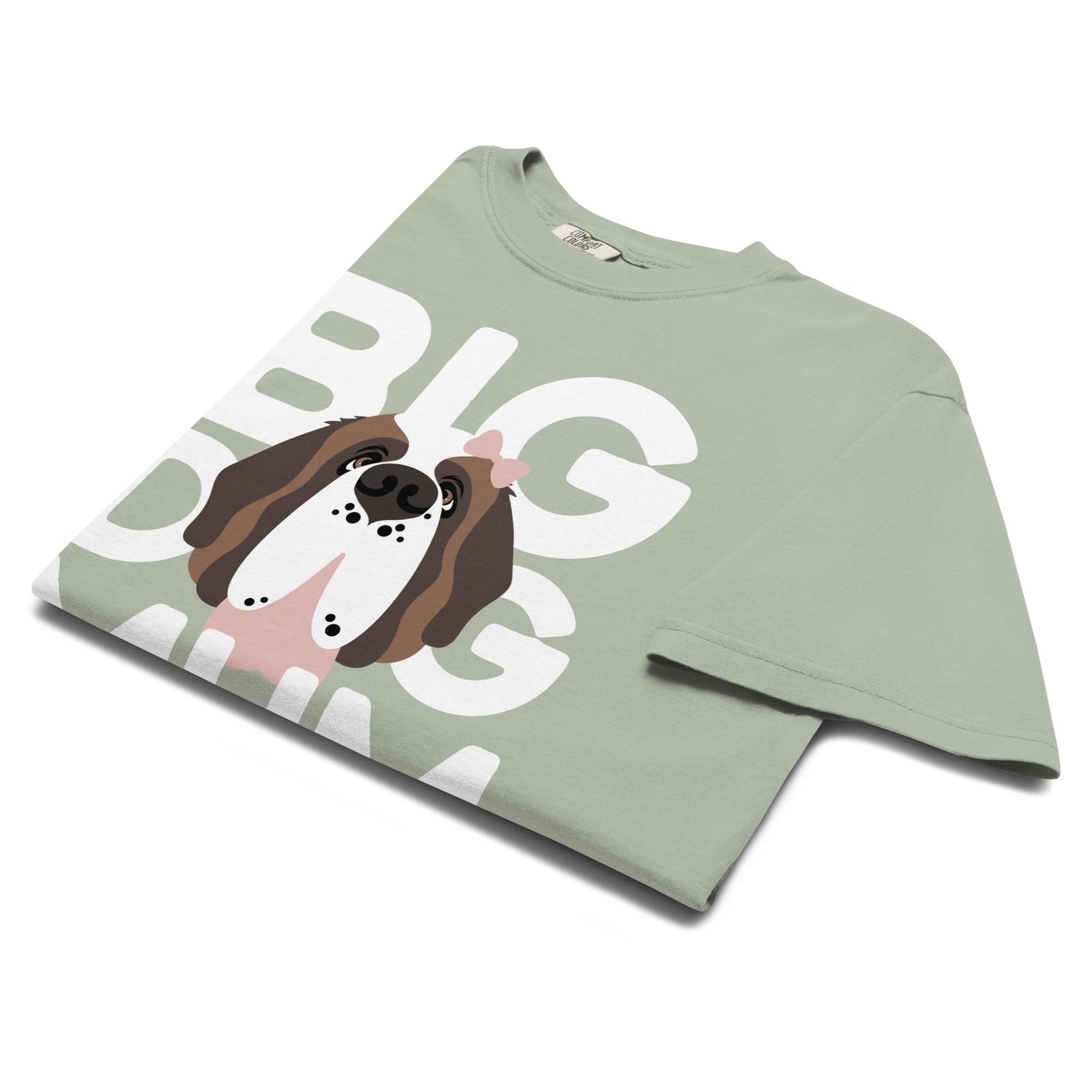 Female Big Dog Mum Comfort Colors Light Tones T-Shirt - Lucy + Norman