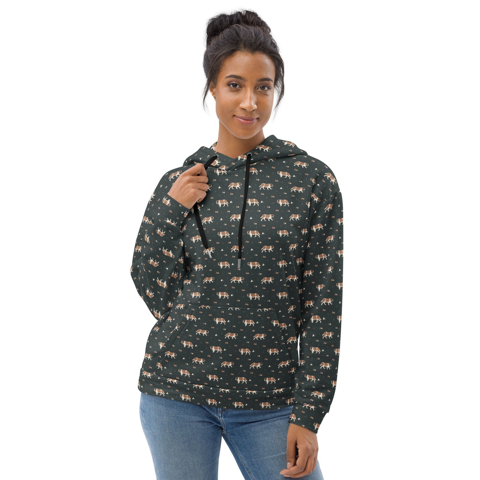 Green Mountain St Bernard Hoodie - Lucy + Norman