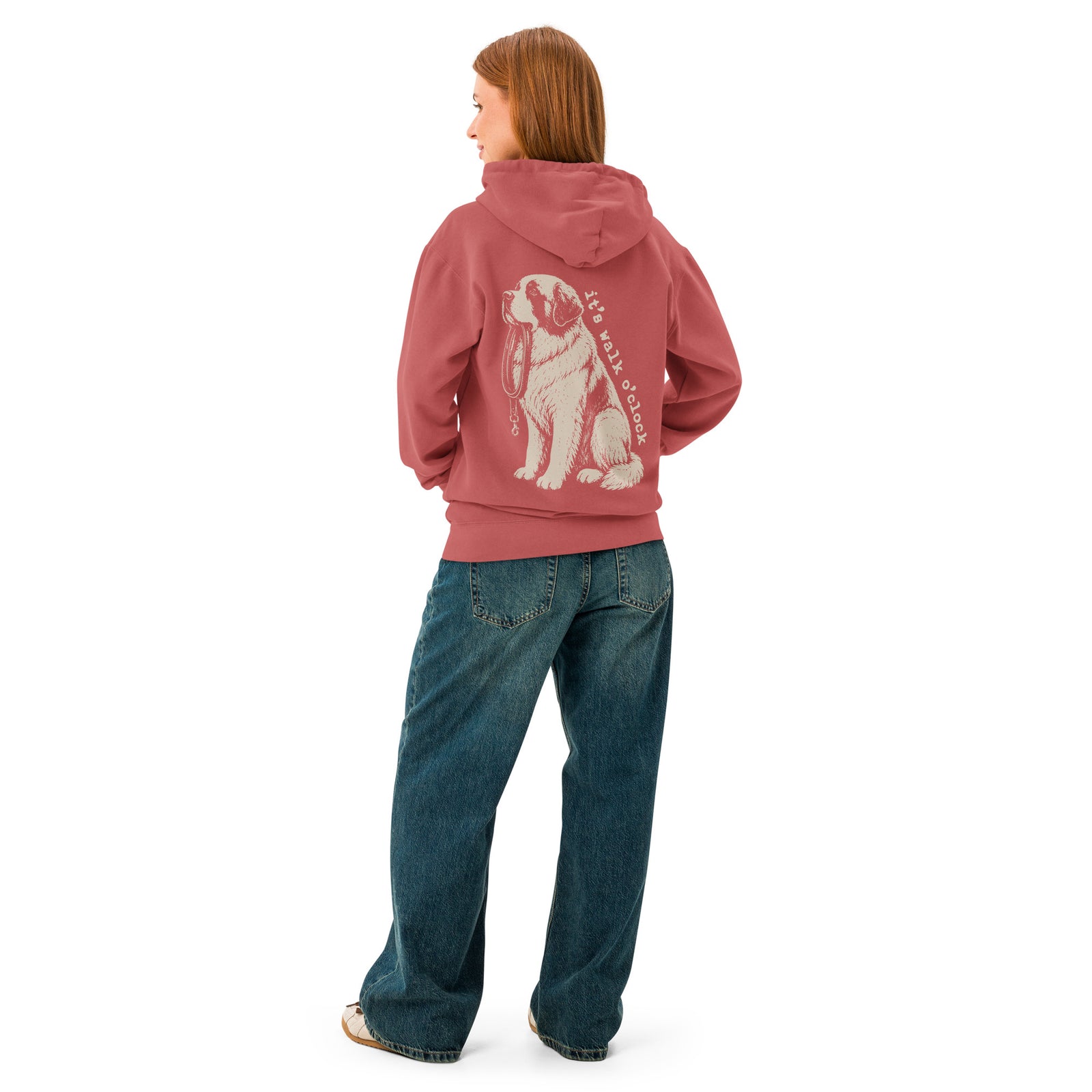 It's Walk O'Clock XL Back Hoodie