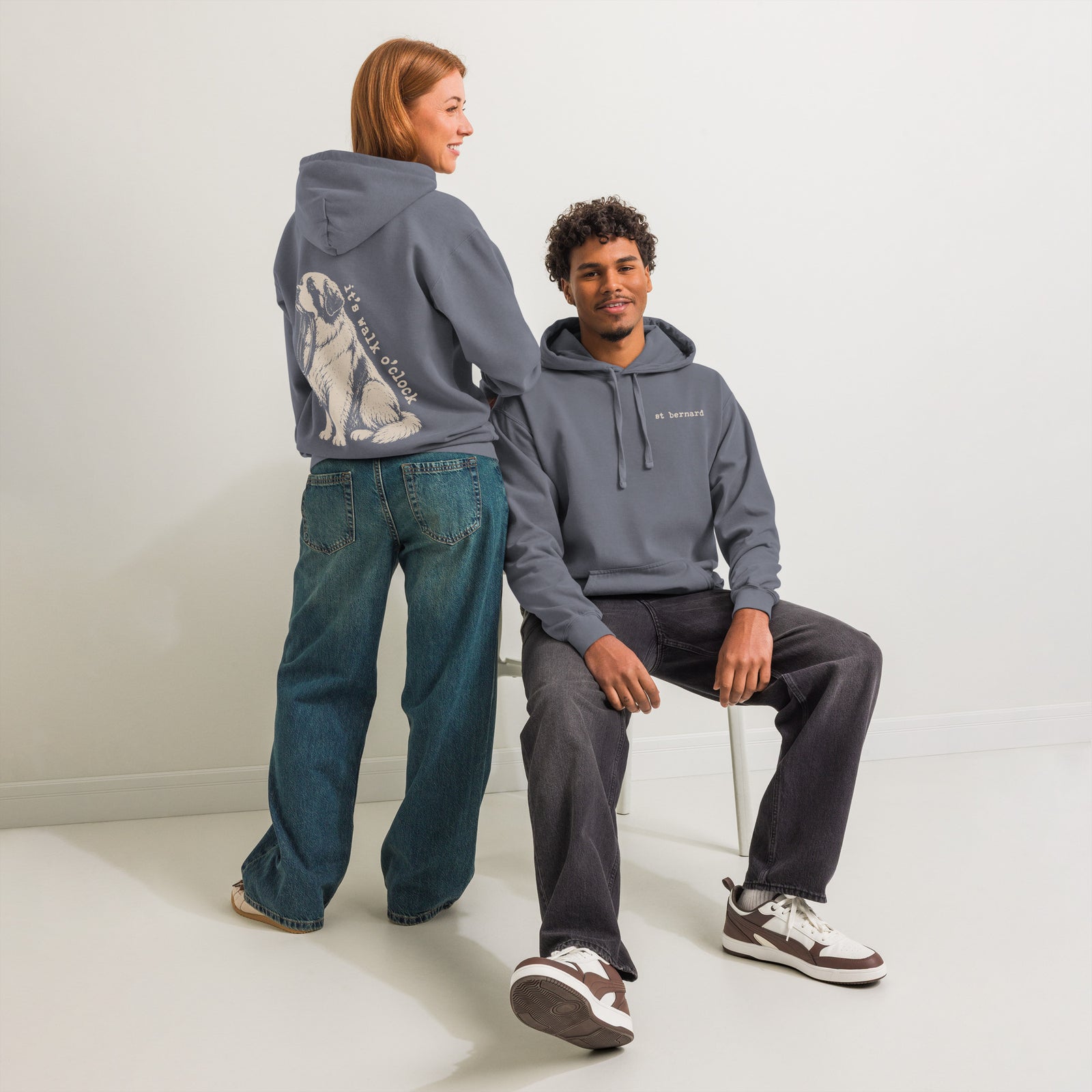 It's Walk O'Clock XL Back Hoodie