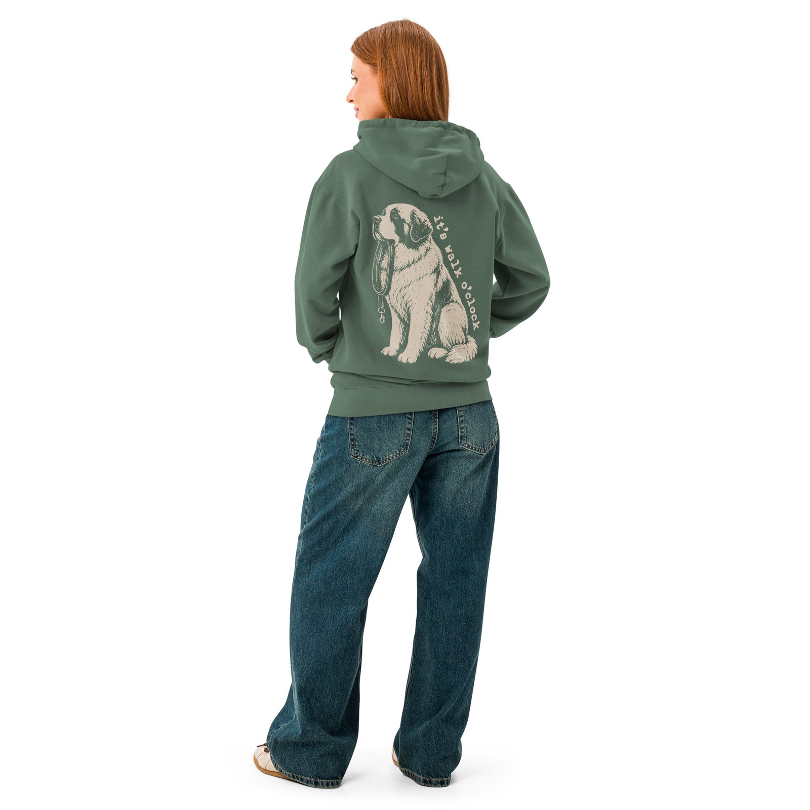 It's Walk O'Clock XL Back Hoodie