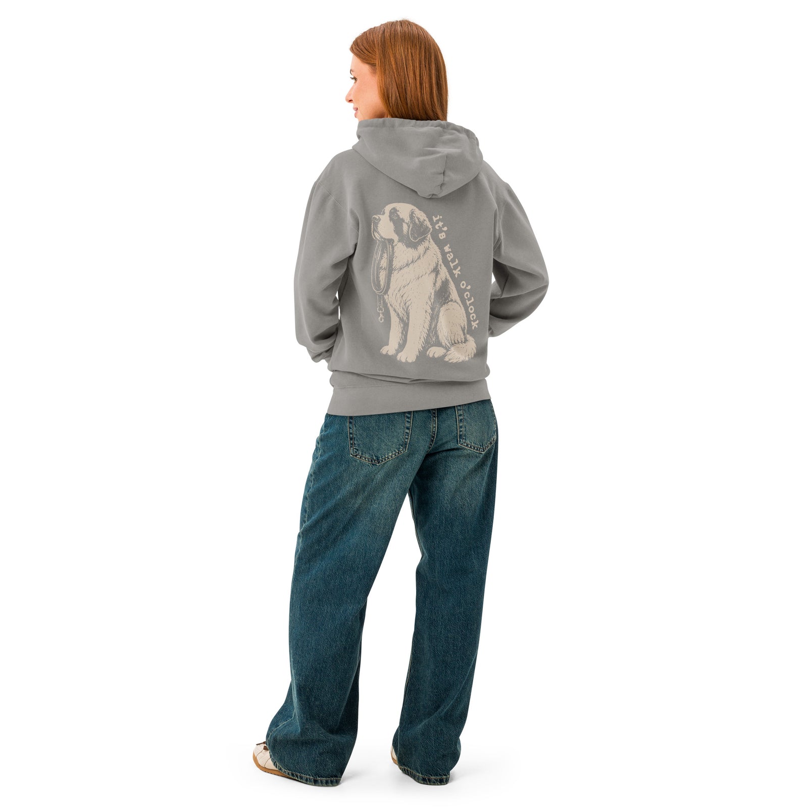 It's Walk O'Clock XL Back Hoodie