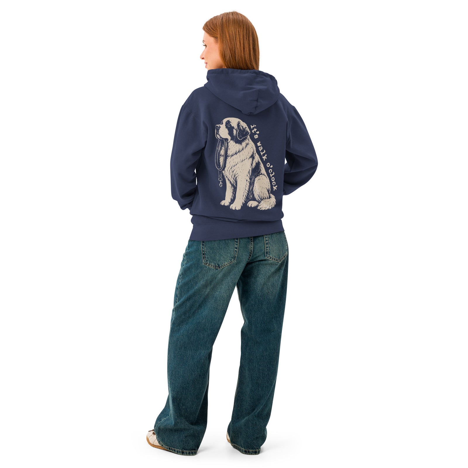 It's Walk O'Clock XL Back Hoodie