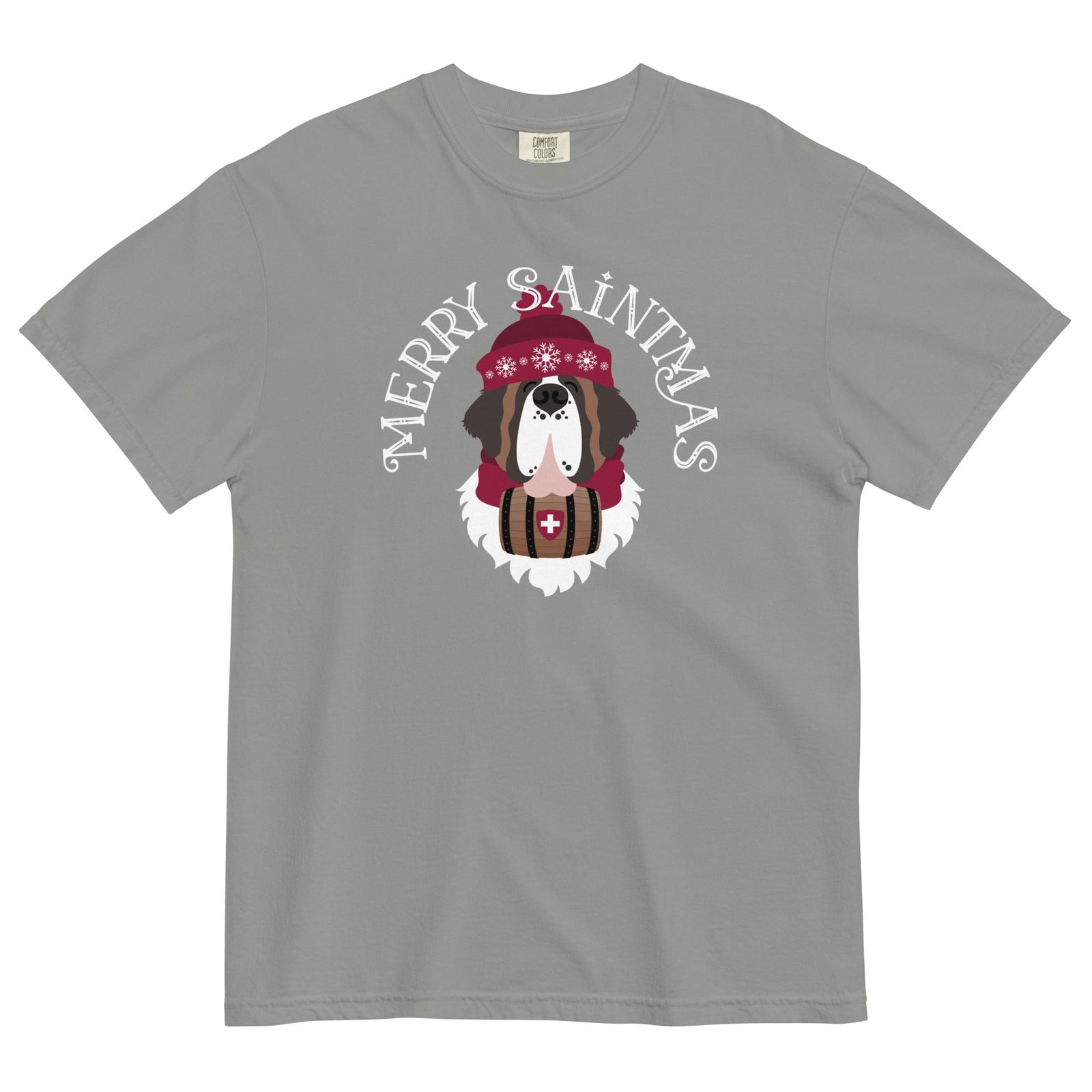 Merry Saintmas Comfort Colors Heavyweight T-Shirt - Lucy + Norman