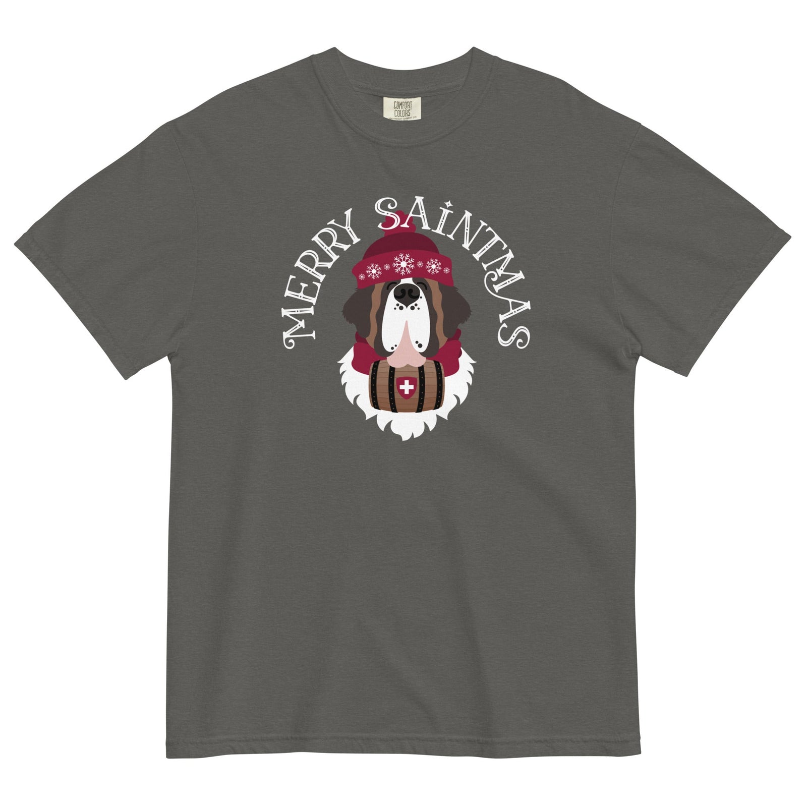 Merry Saintmas Comfort Colors Heavyweight T-Shirt - Lucy + Norman