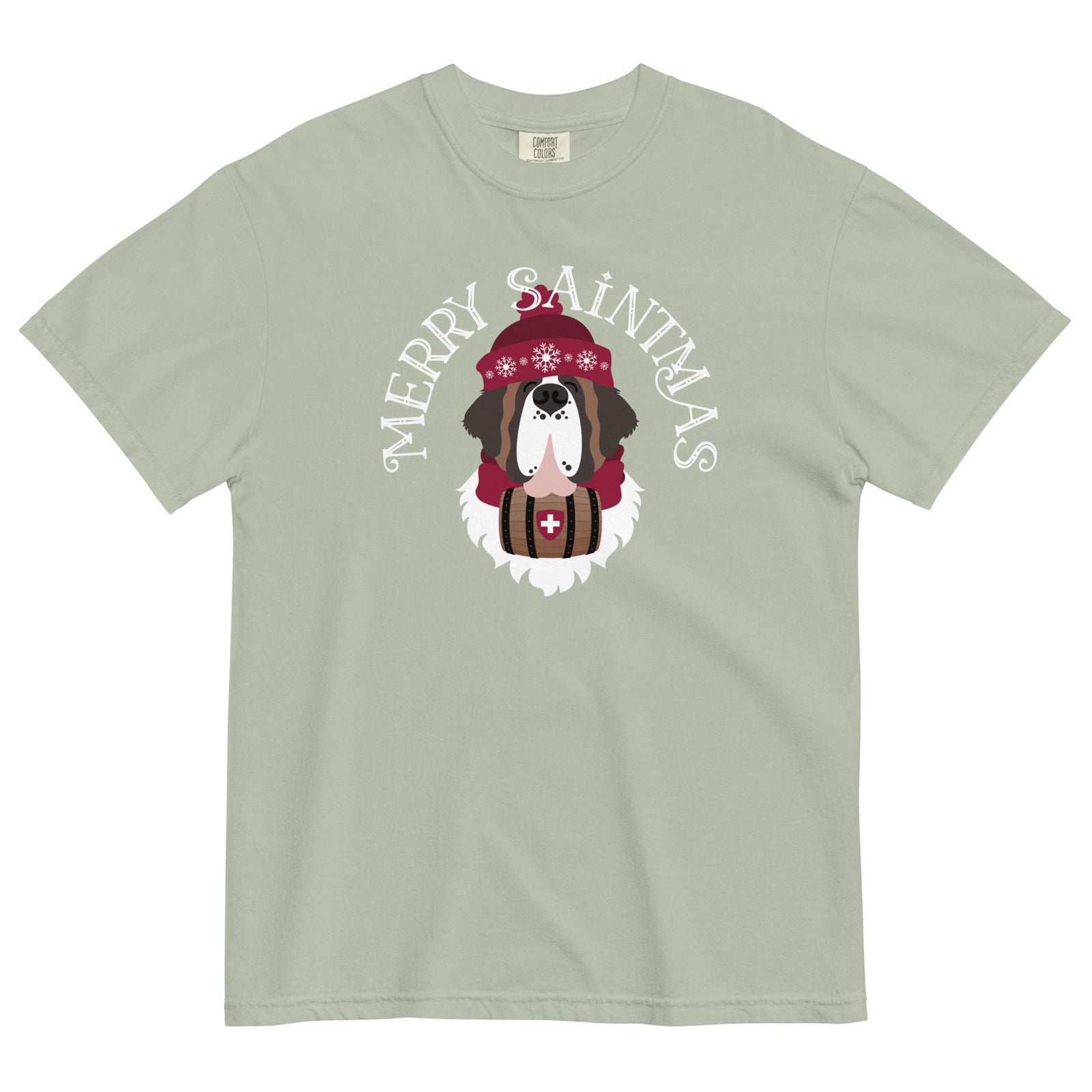 Merry Saintmas Comfort Colors Heavyweight T-Shirt - Lucy + Norman
