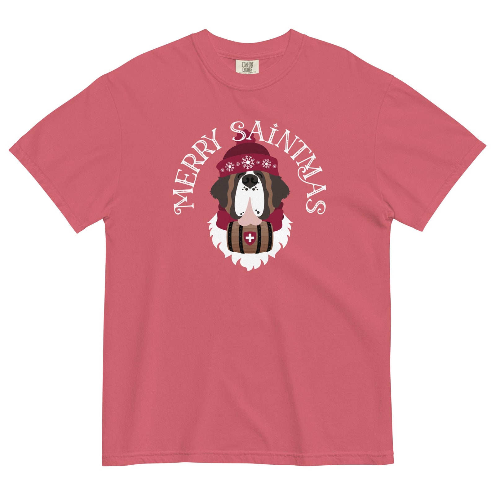 Merry Saintmas Comfort Colors Heavyweight T-Shirt - Lucy + Norman
