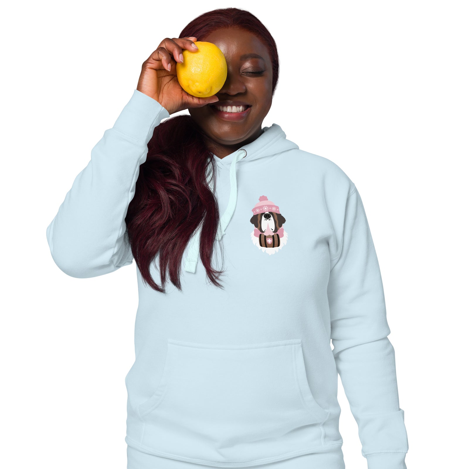 Merry Saintmas Pink Back Hoodie