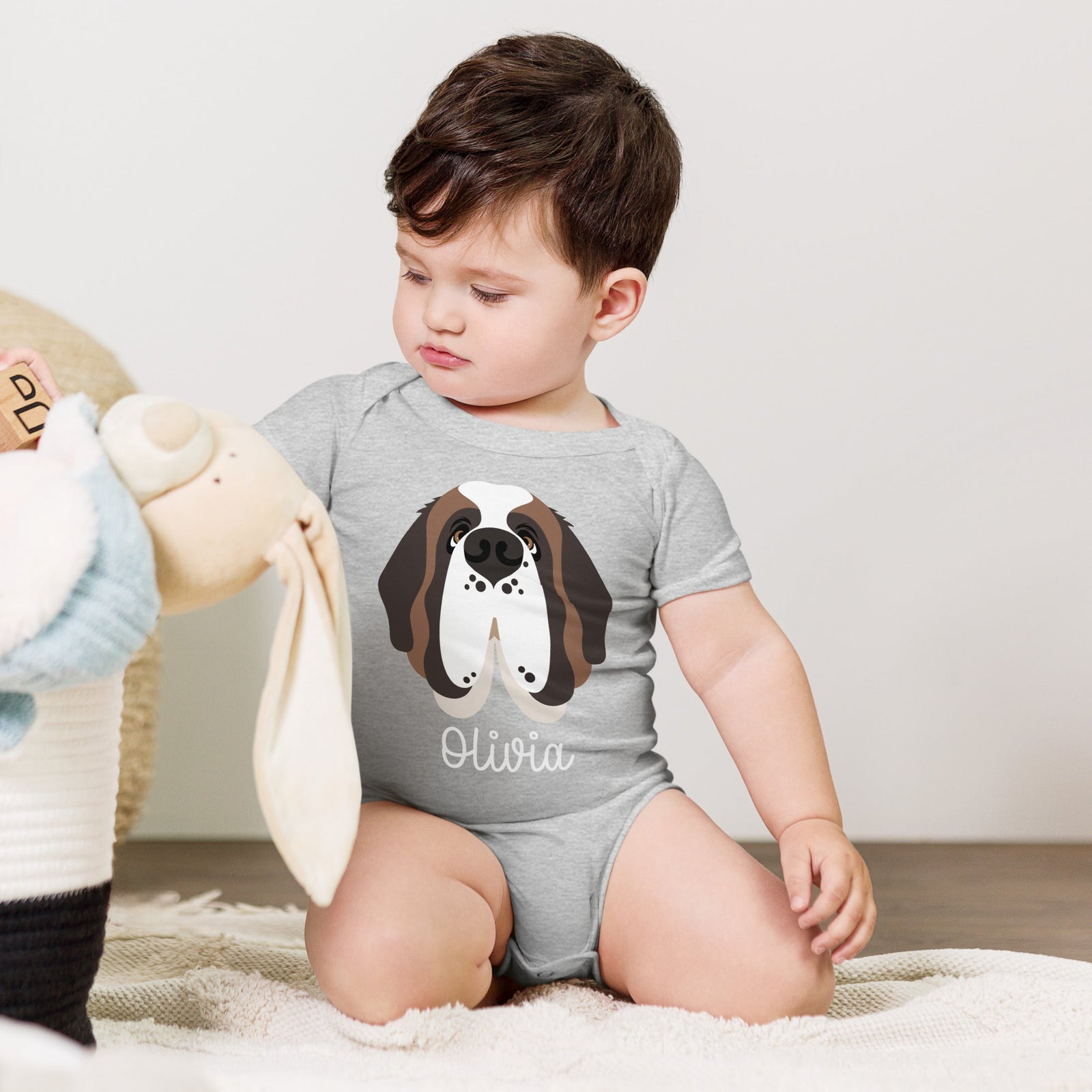 Personalized Baby One Piece - Lucy + Norman