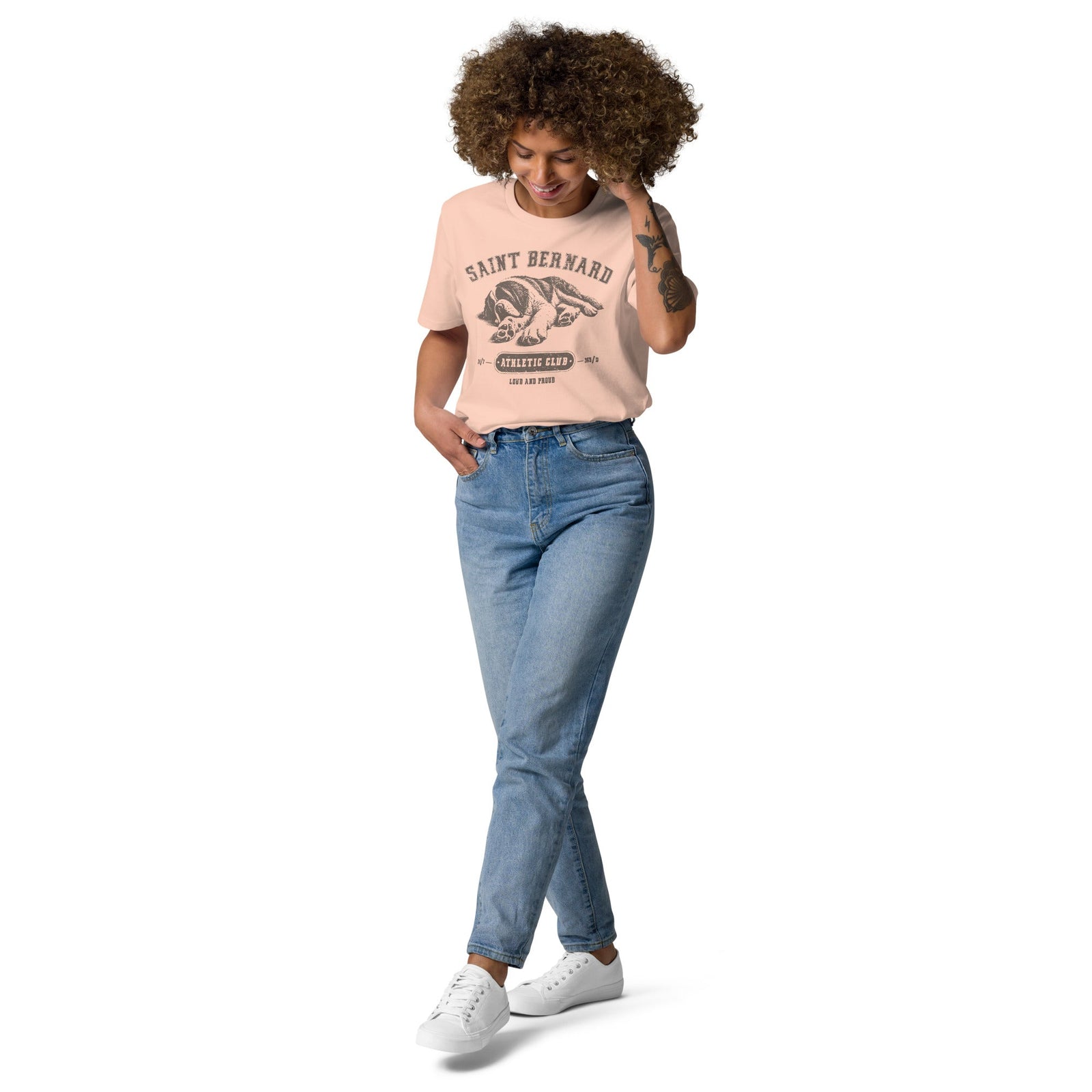 Saint Bernard Athletic Club Organic T-Shirt - Lucy + Norman