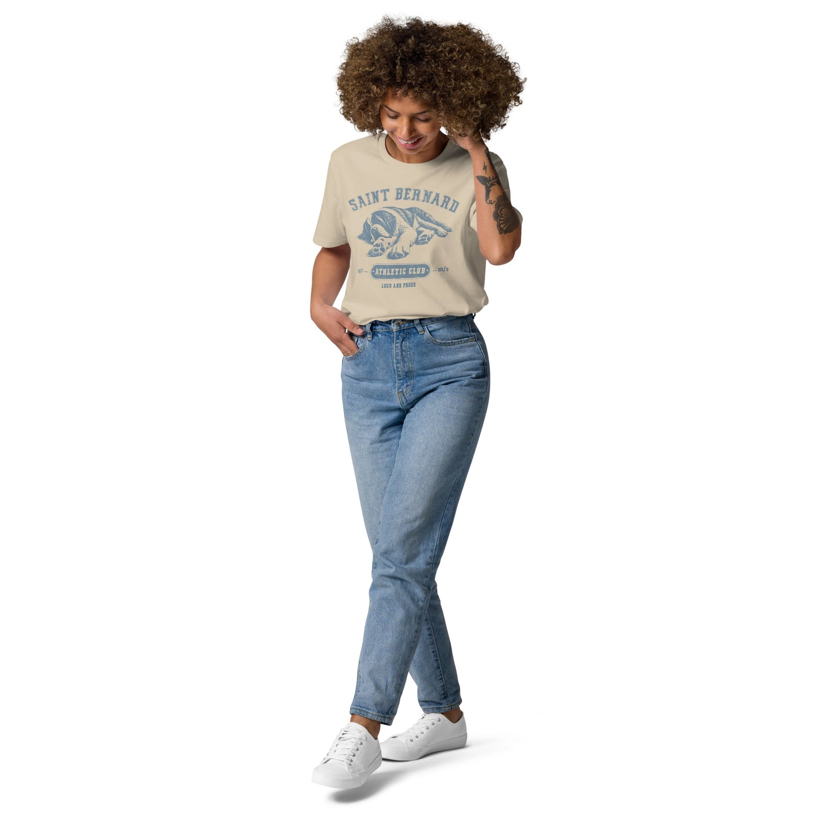 Saint Bernard Athletic Club Organic T-Shirt - Lucy + Norman