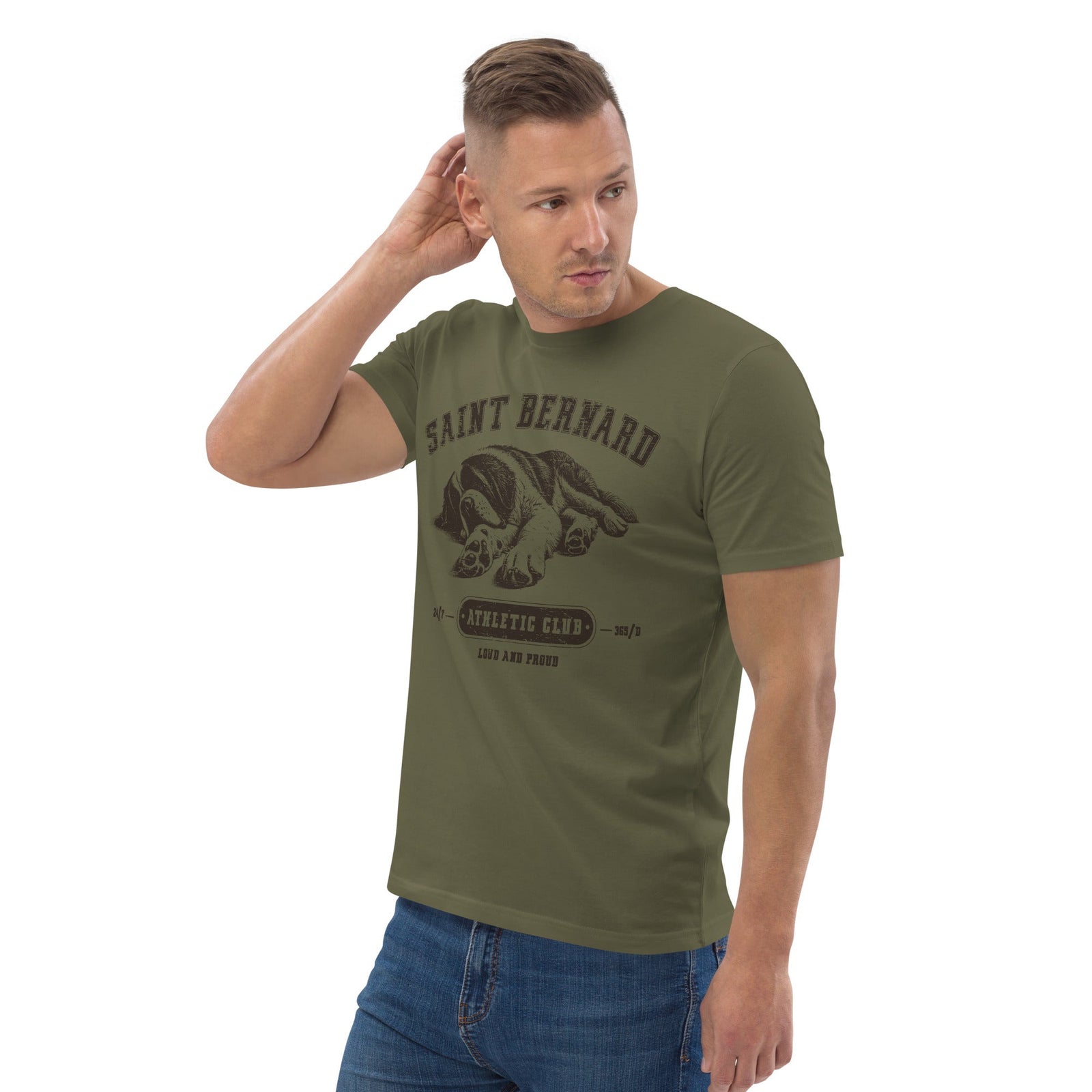 Saint Bernard Athletic Club Organic T-Shirt - Lucy + Norman