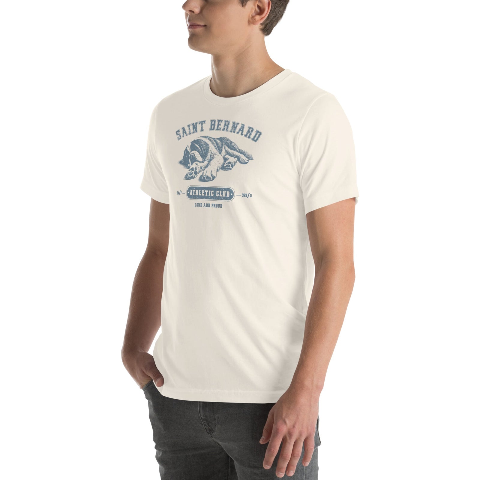 Saint Bernard Athletic Club T-Shirt - Light Colors - Lucy + Norman