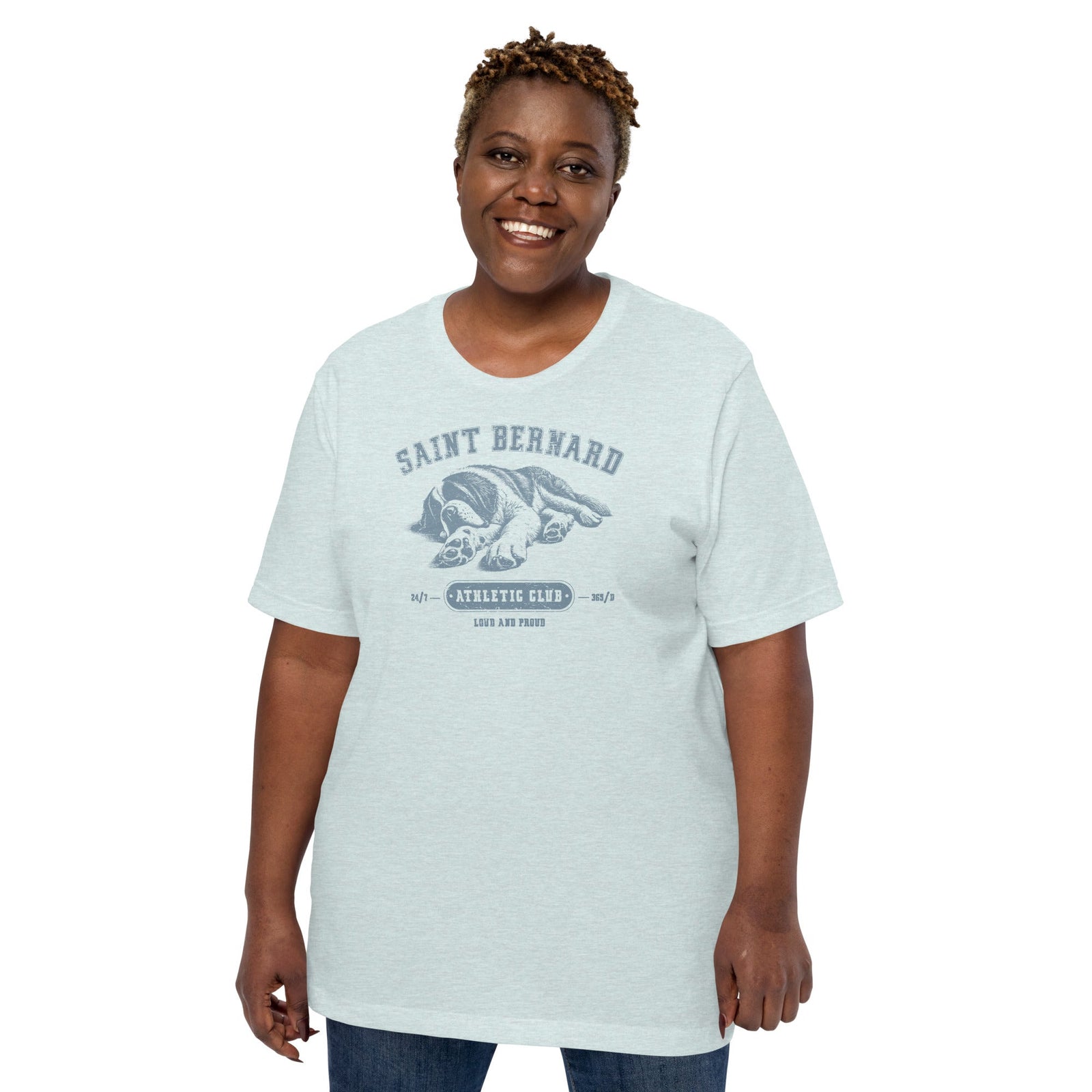 Saint Bernard Athletic Club T-Shirt - Light Colors - Lucy + Norman