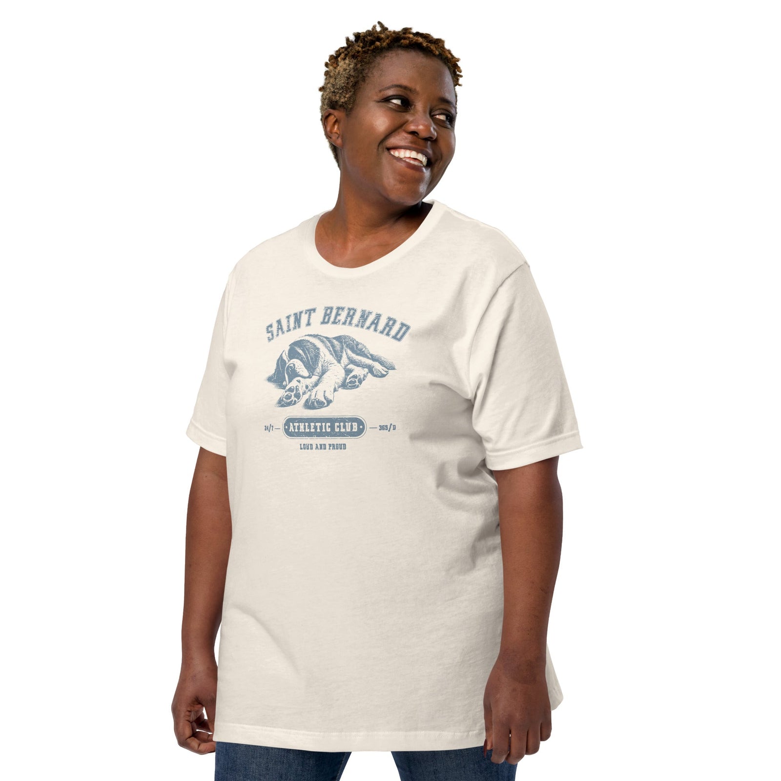 Saint Bernard Athletic Club T-Shirt - Light Colors - Lucy + Norman