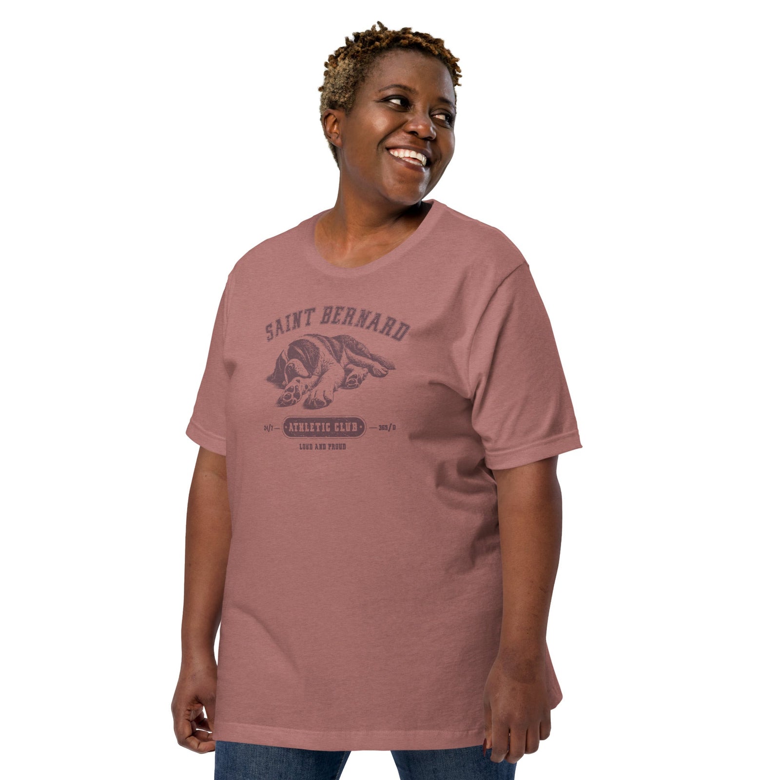 Saint Bernard Athletic Club T-Shirt - Light Colors - Lucy + Norman