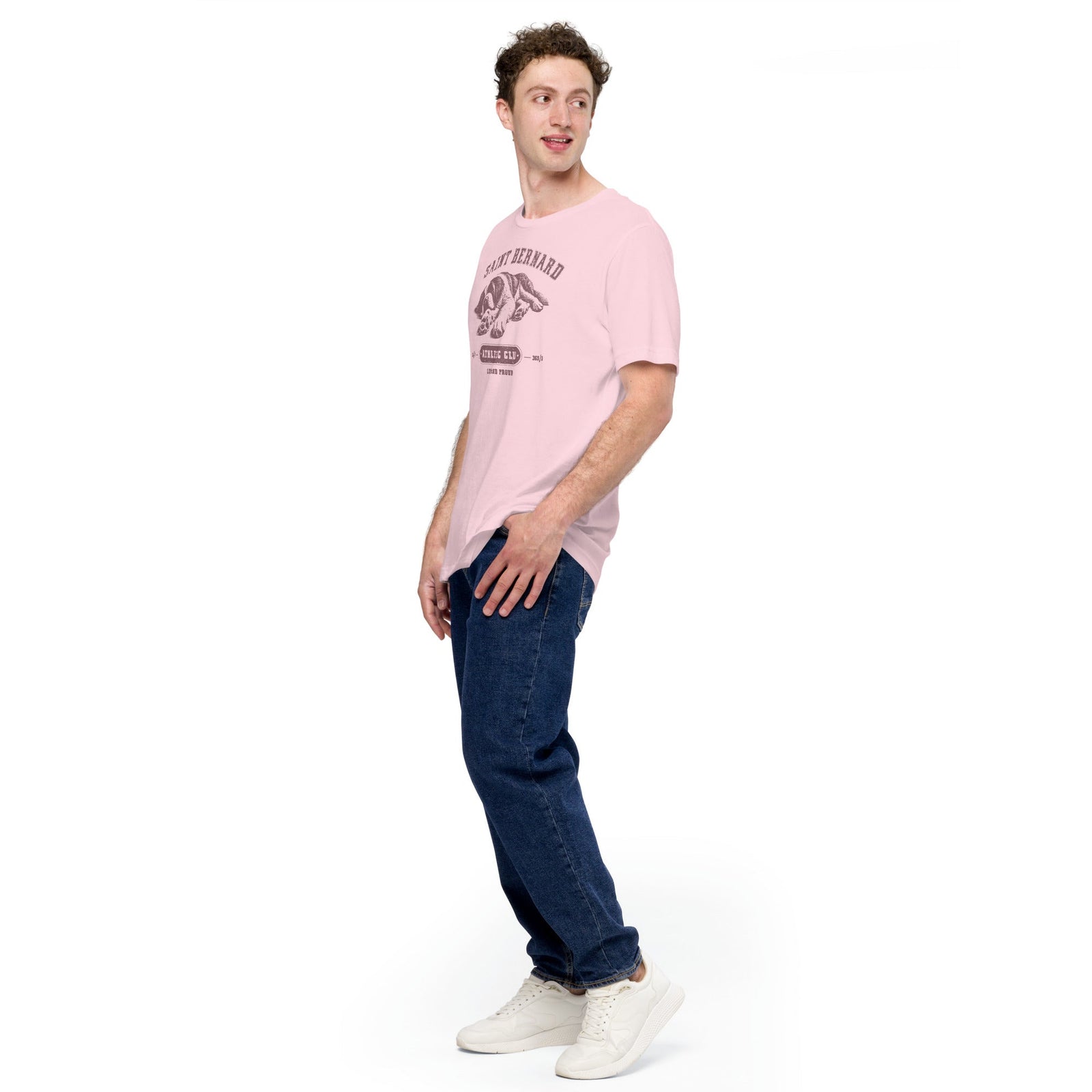 Saint Bernard Athletic Club T-Shirt - Light Colors - Lucy + Norman