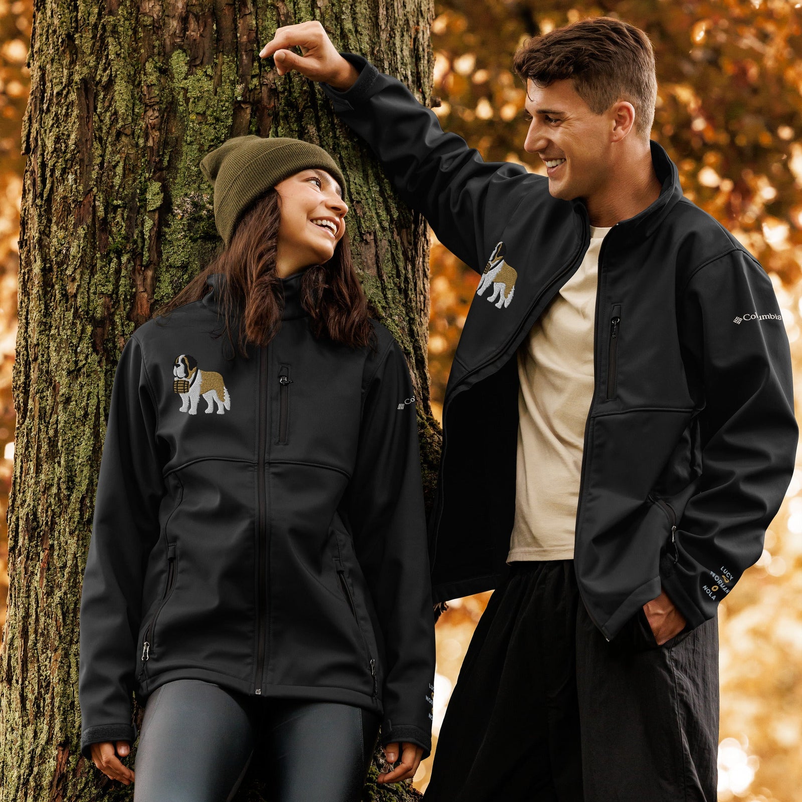 Saint Bernard Columbia® Soft Shell Jacket – Personalized - Lucy + Norman