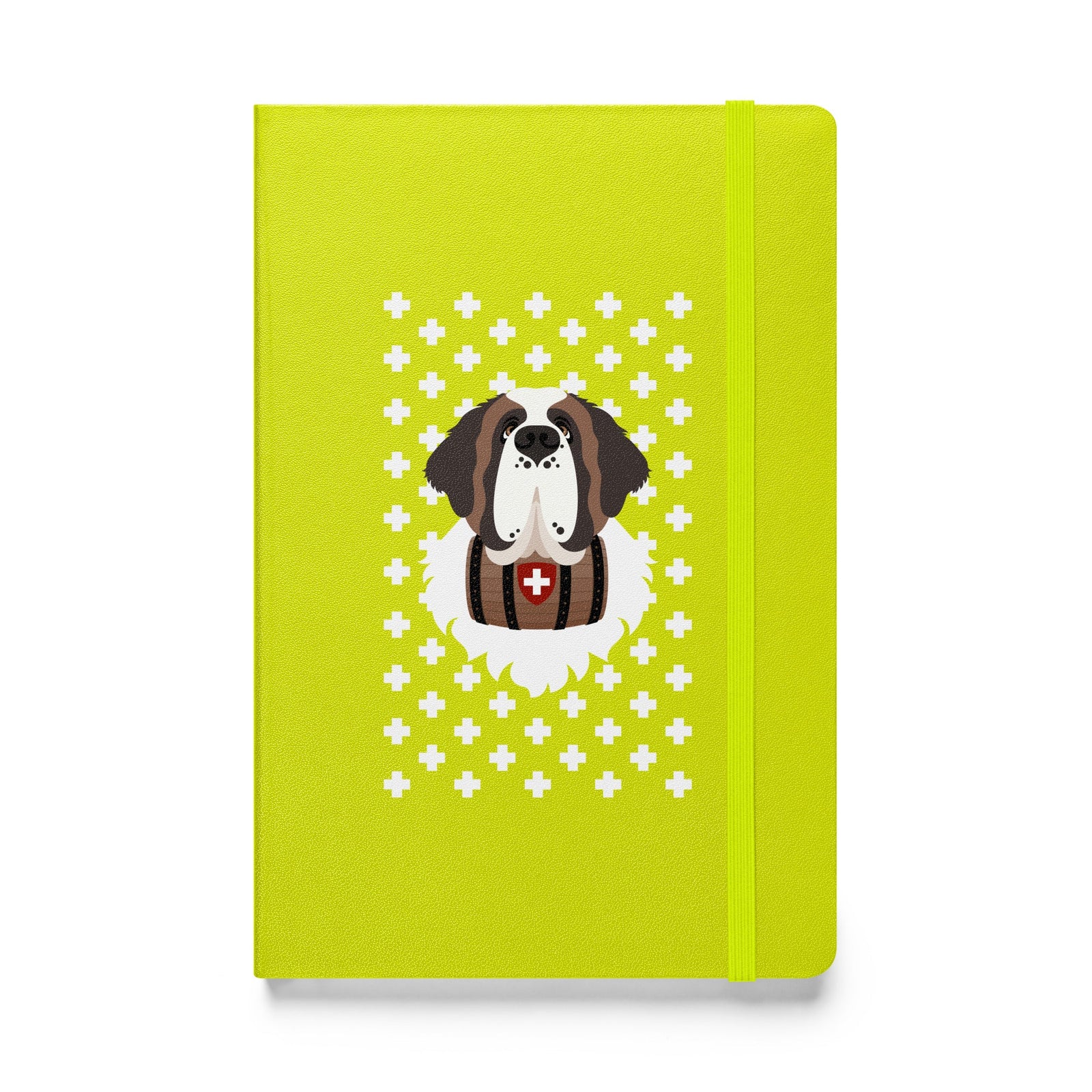 Saint Bernard Dog Hardcover Notebook - Lucy + Norman