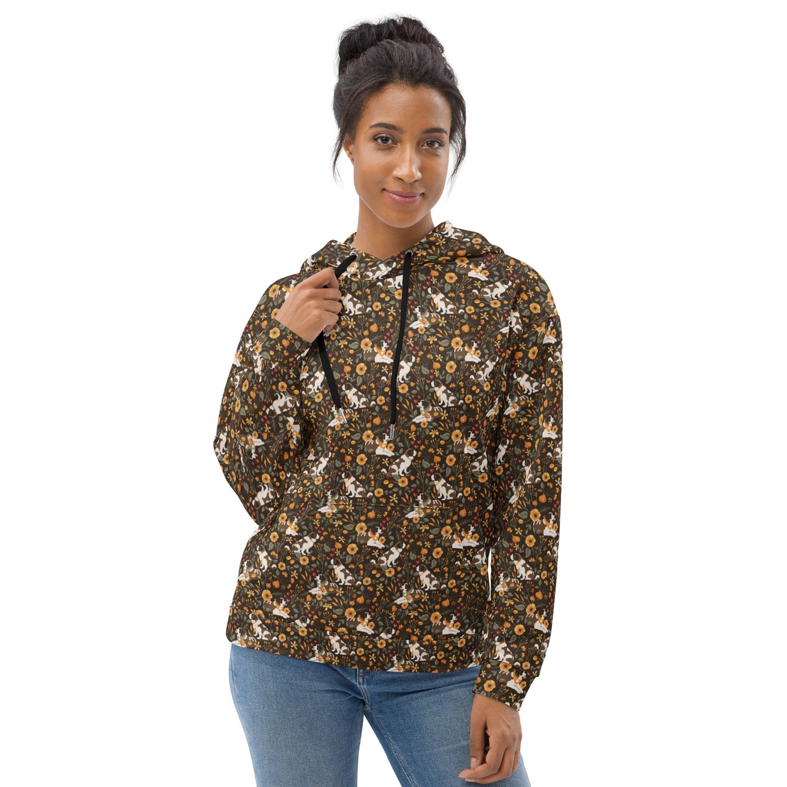 Saint Bernard Fall Meadow Hoodie - Lucy + Norman