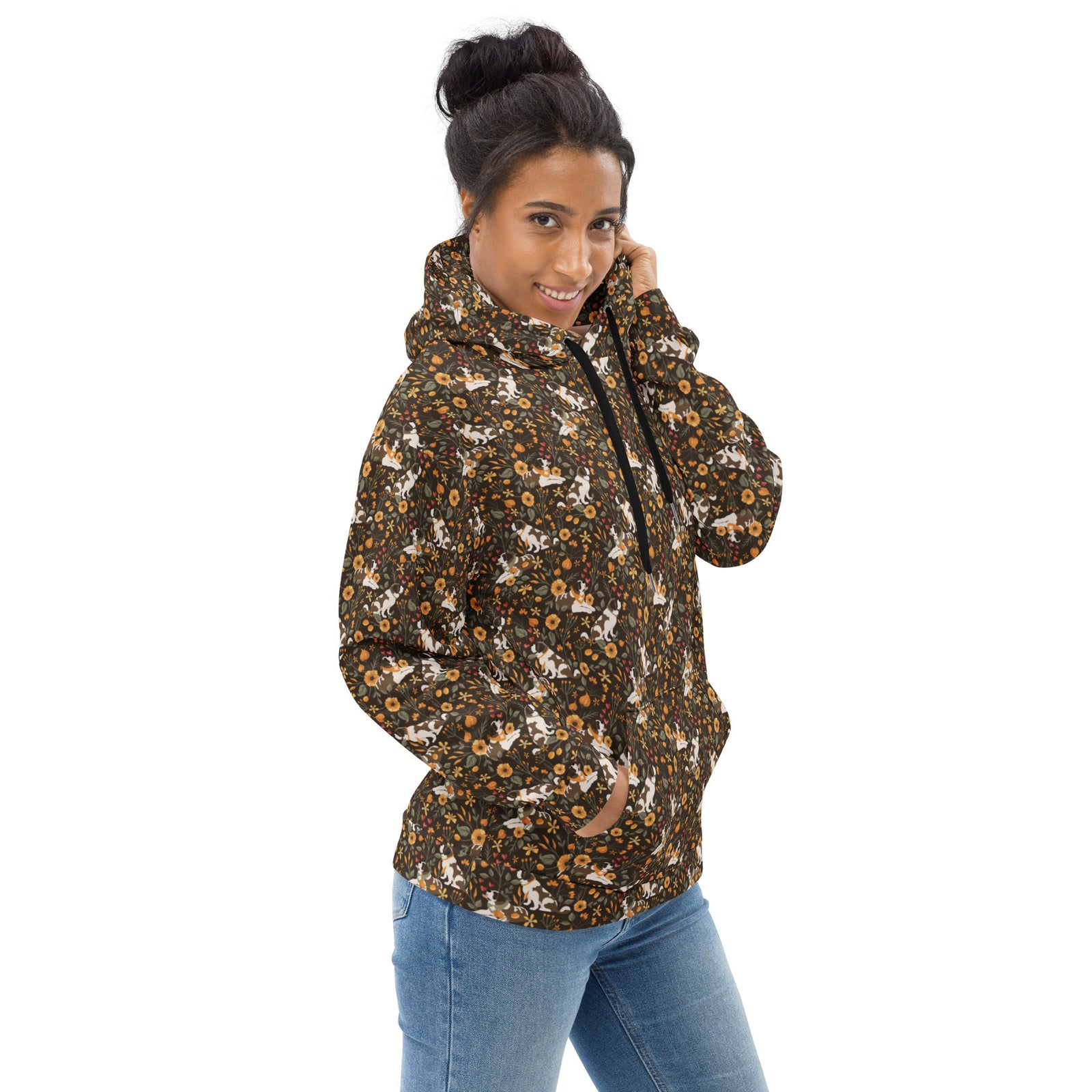 Saint Bernard Fall Meadow Hoodie - Lucy + Norman