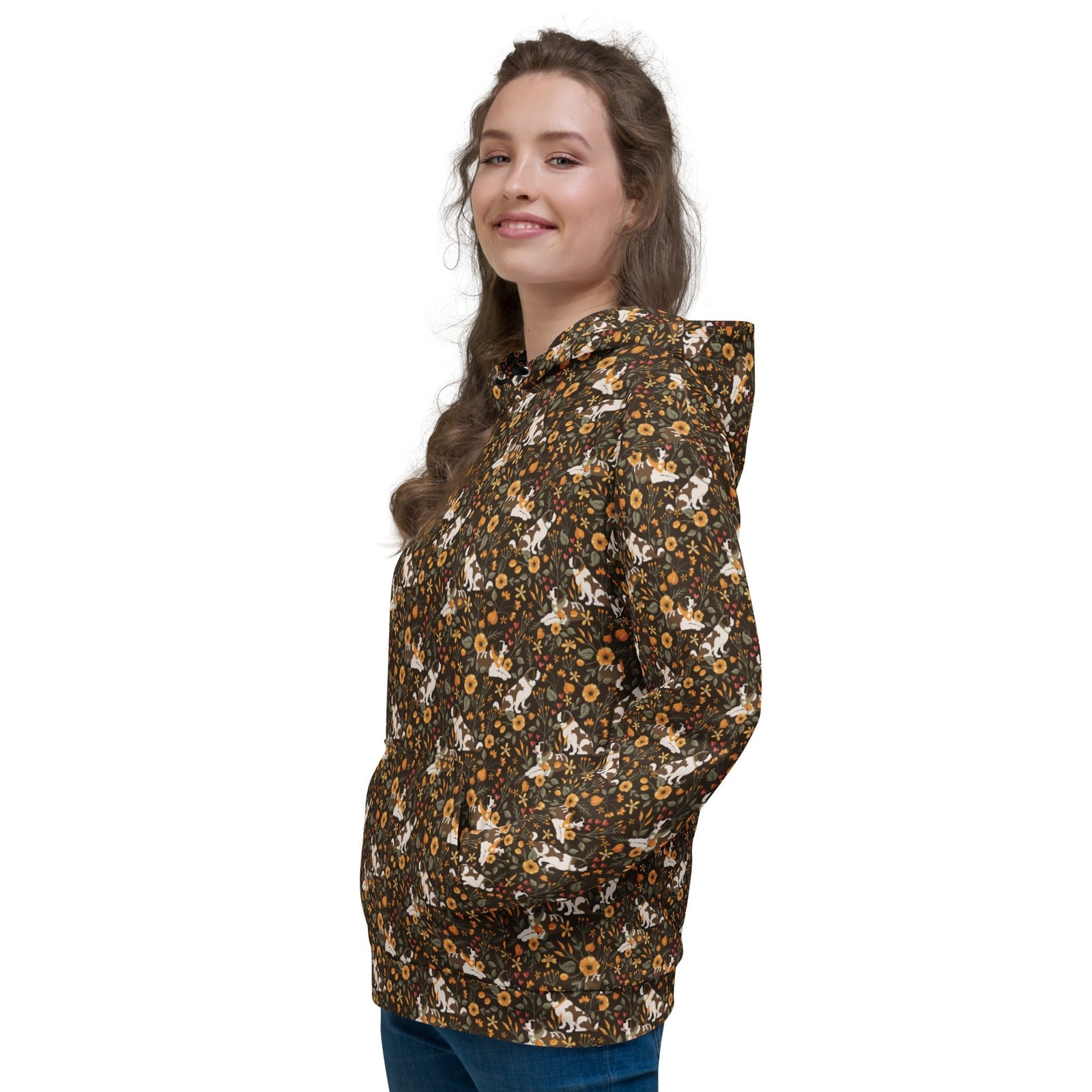Saint Bernard Fall Meadow Hoodie - Lucy + Norman