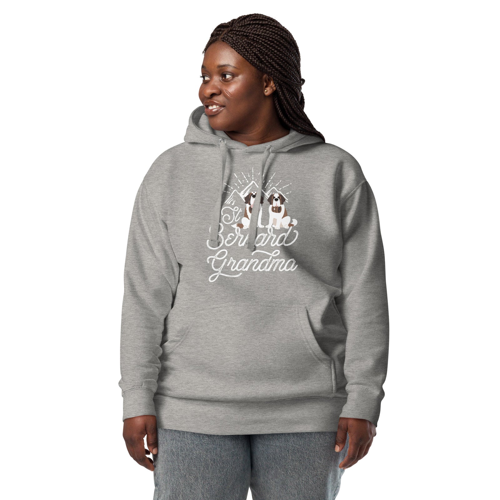 St Bernard Grandma Hoodie