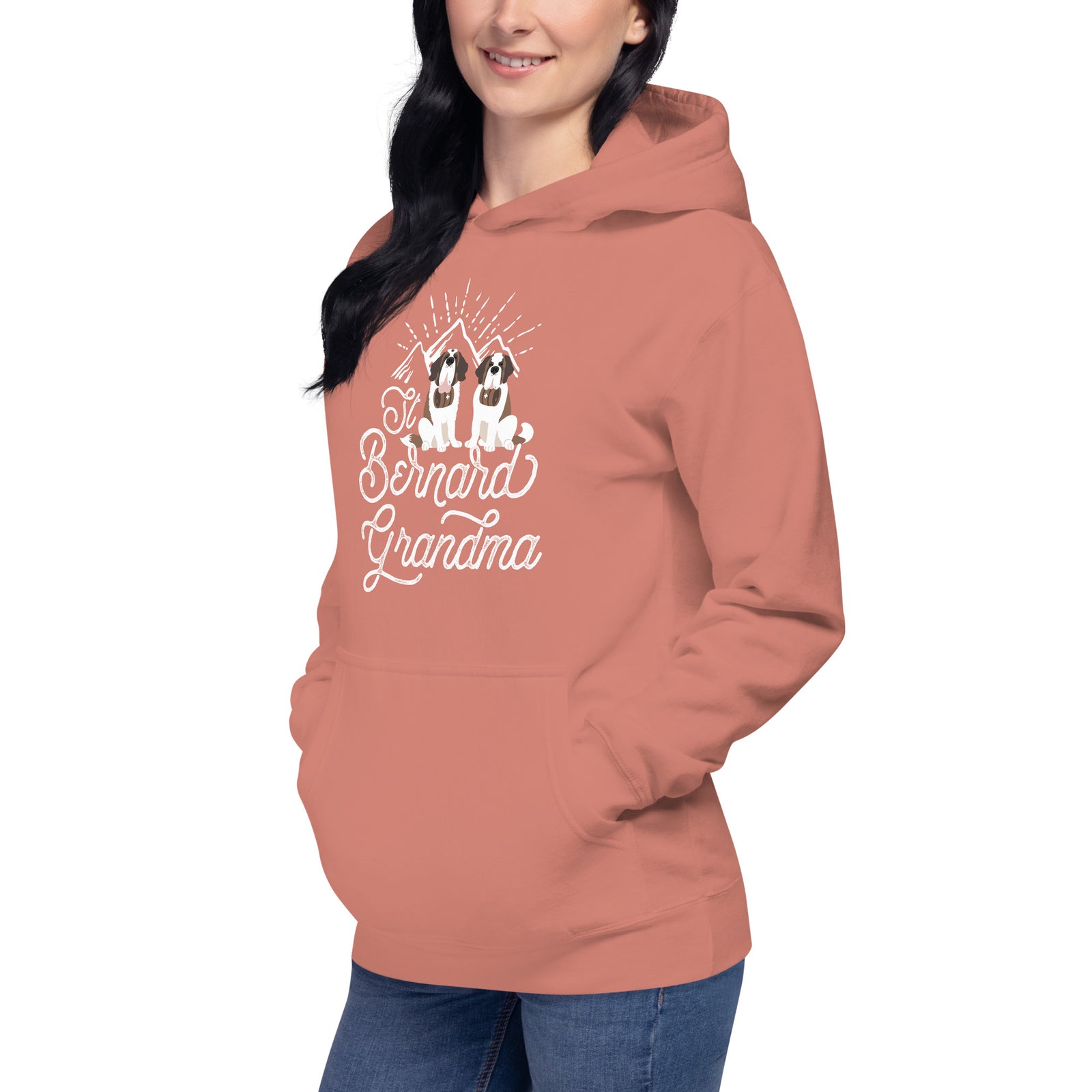St Bernard Grandma Hoodie