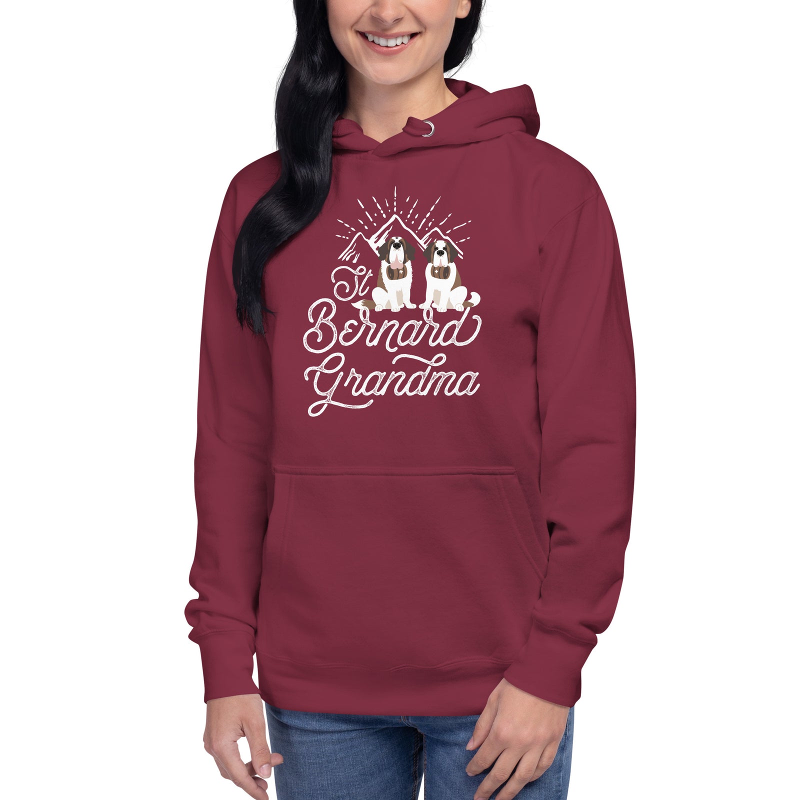 St Bernard Grandma Hoodie