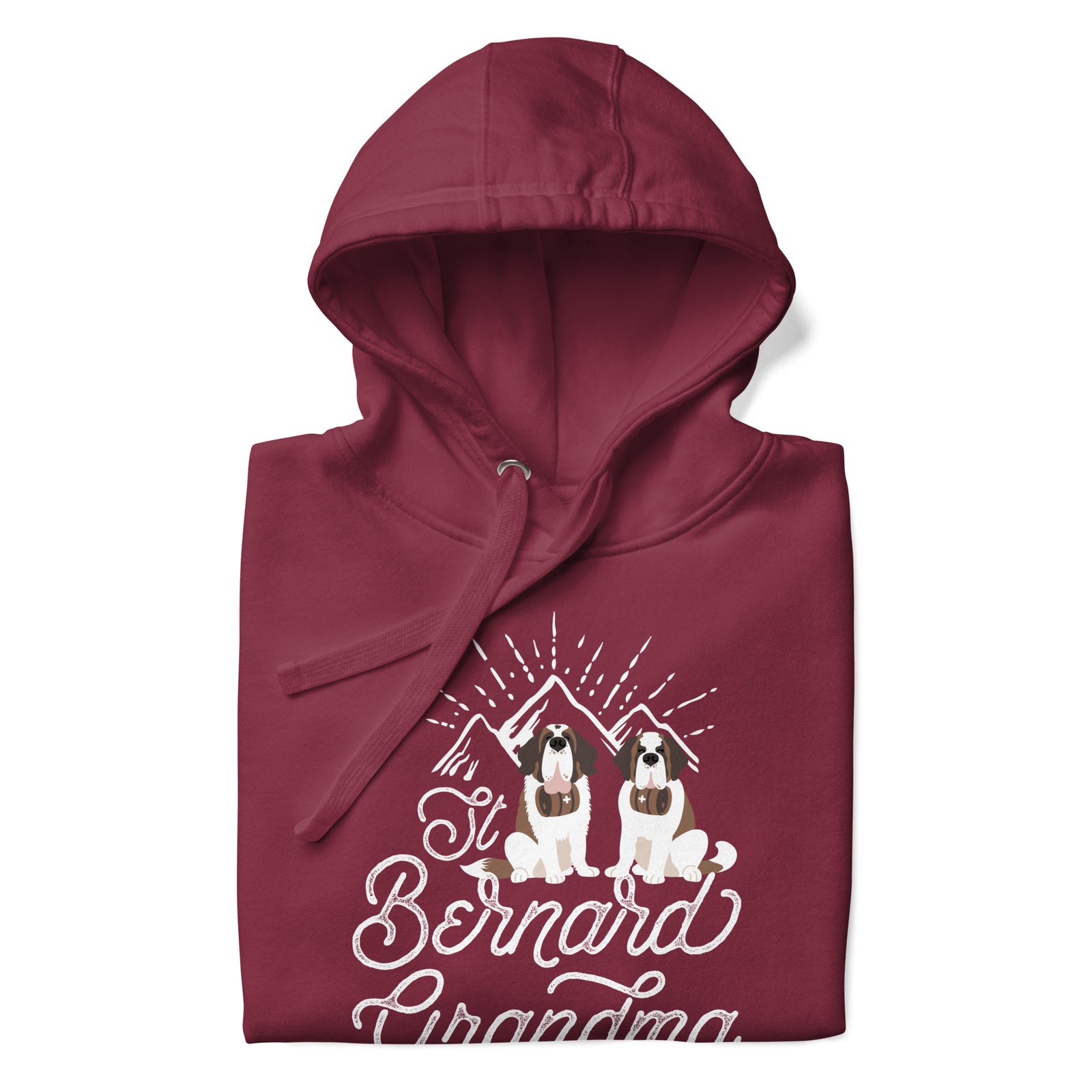 St Bernard Grandma Hoodie